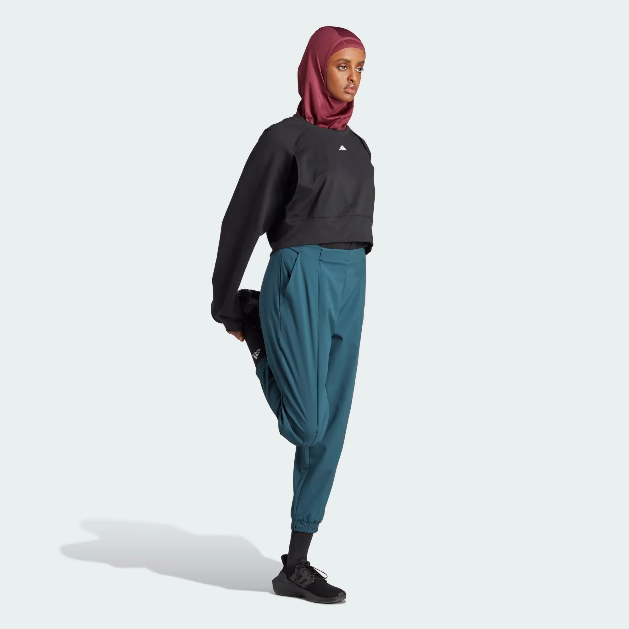 Adidas Aeroready Train Essentials Minimal Branding Woven Pants - Women