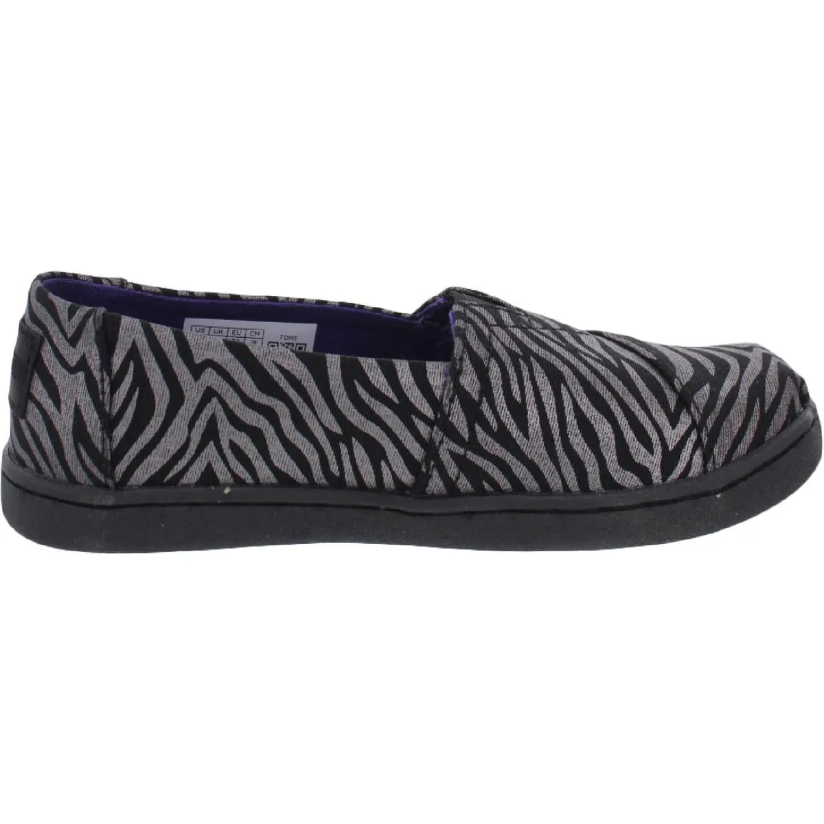 Alpargata Girls Little Kid Zebra Print Fashion Loafers
