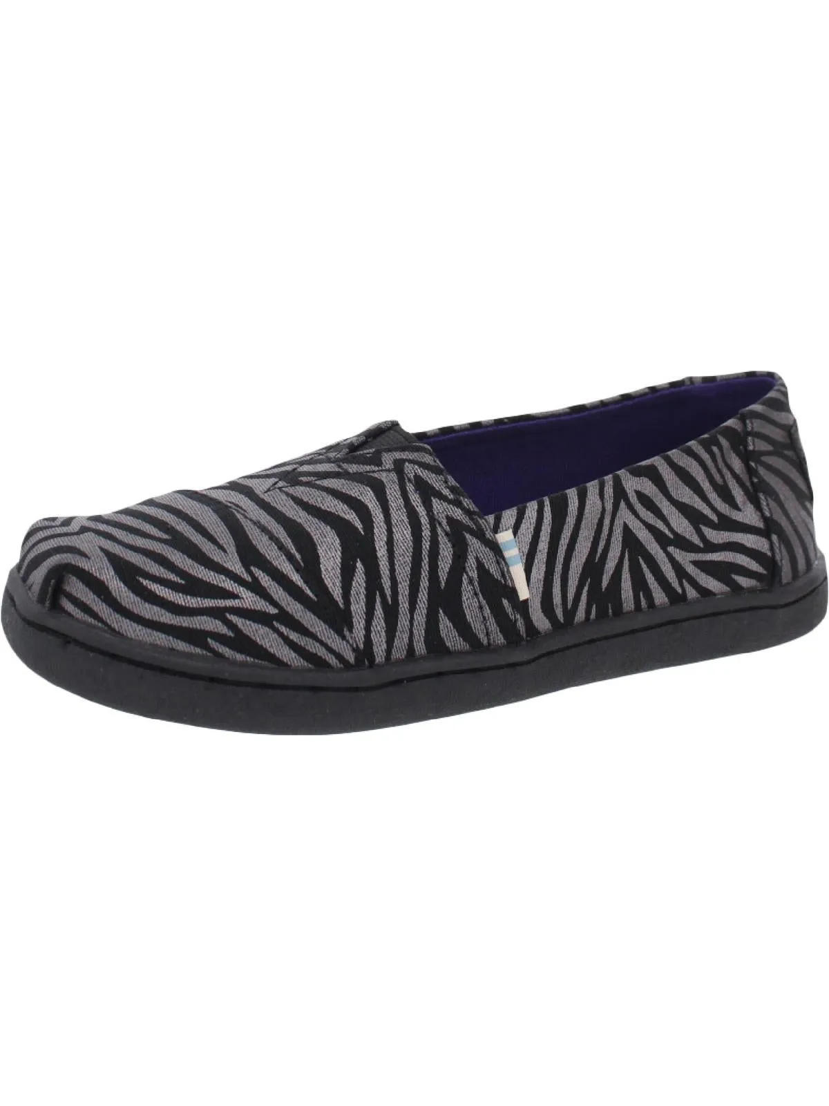 Alpargata Girls Little Kid Zebra Print Fashion Loafers
