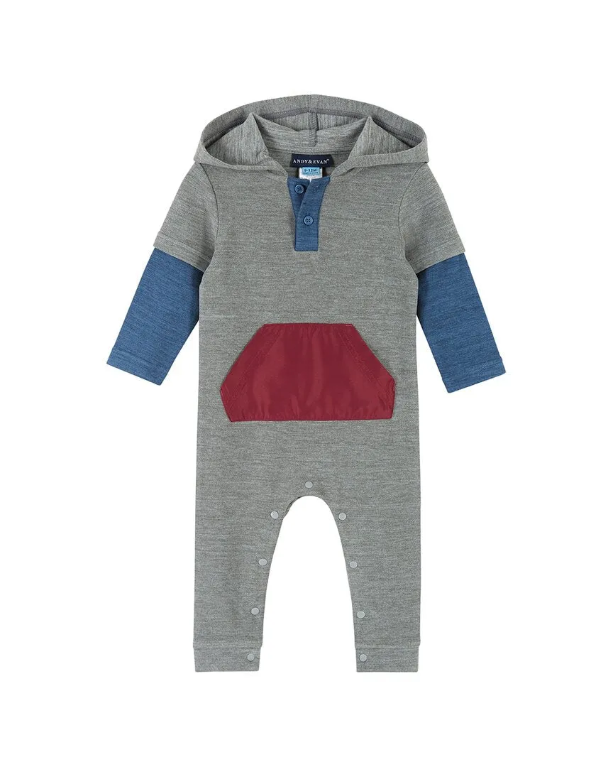 Andy & Evan Hooded Romper