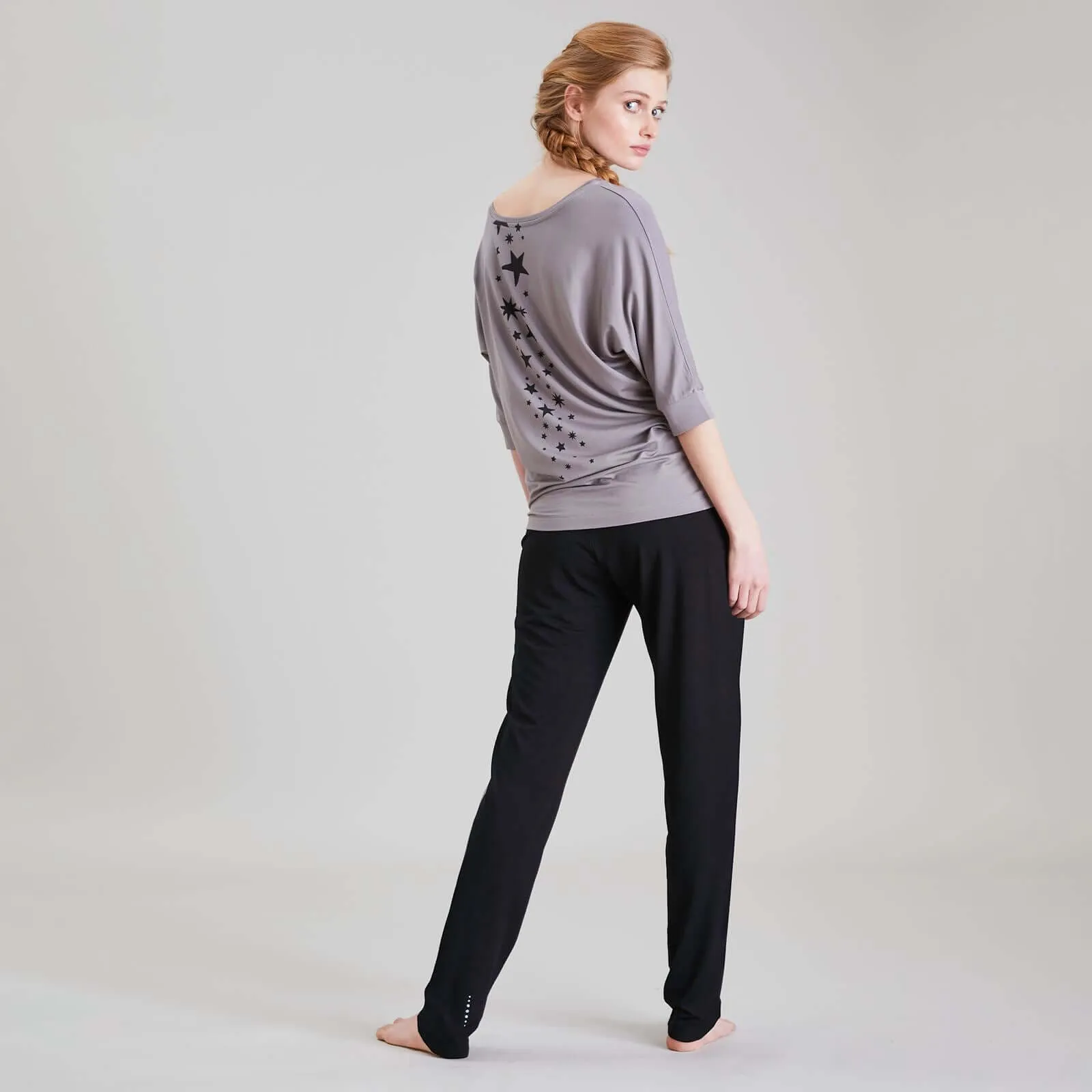 Asquith Grace 3/4 Sleeves Batwing Longline Top
