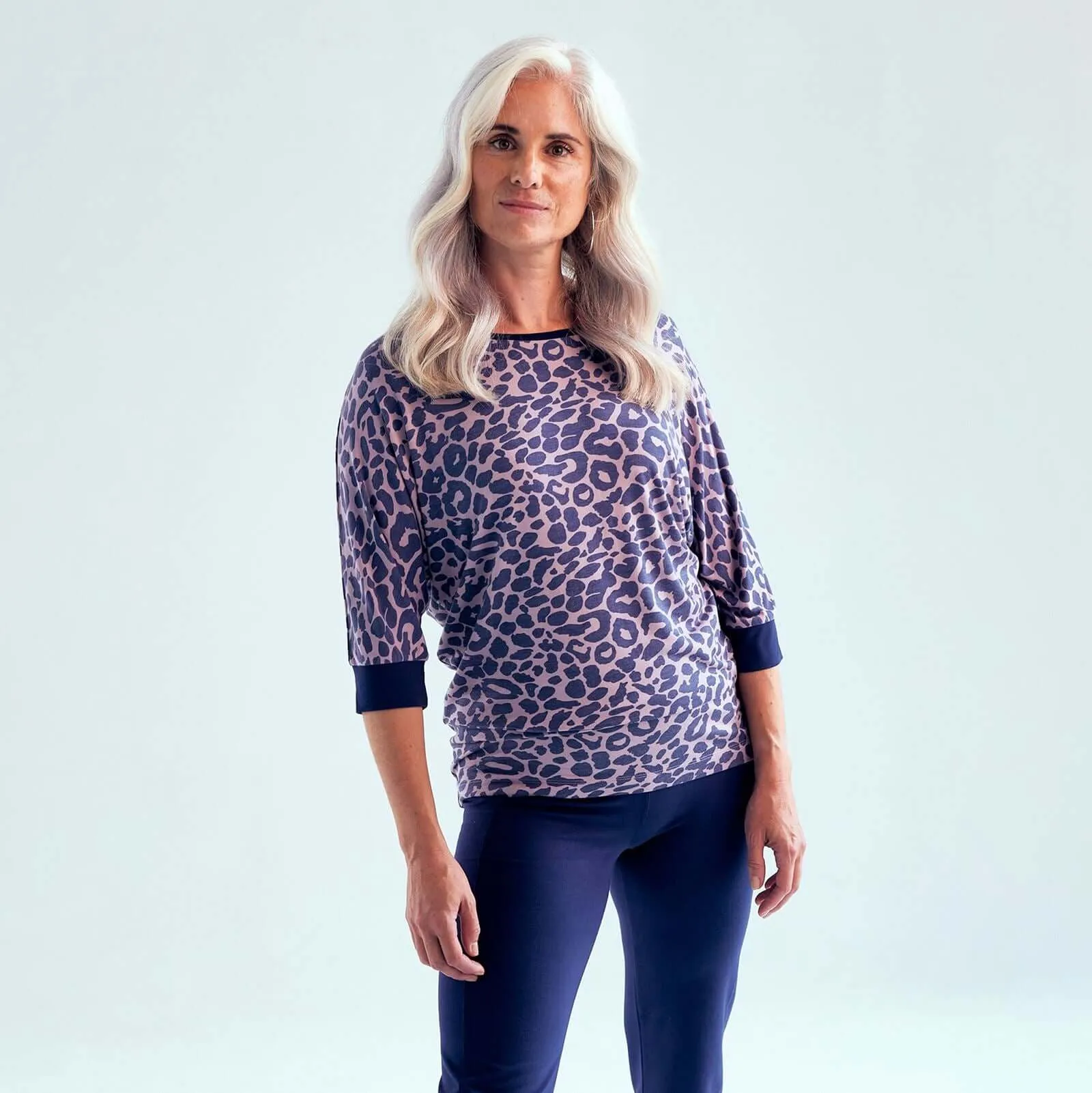 Asquith Grace 3/4 Sleeves Batwing Longline Top