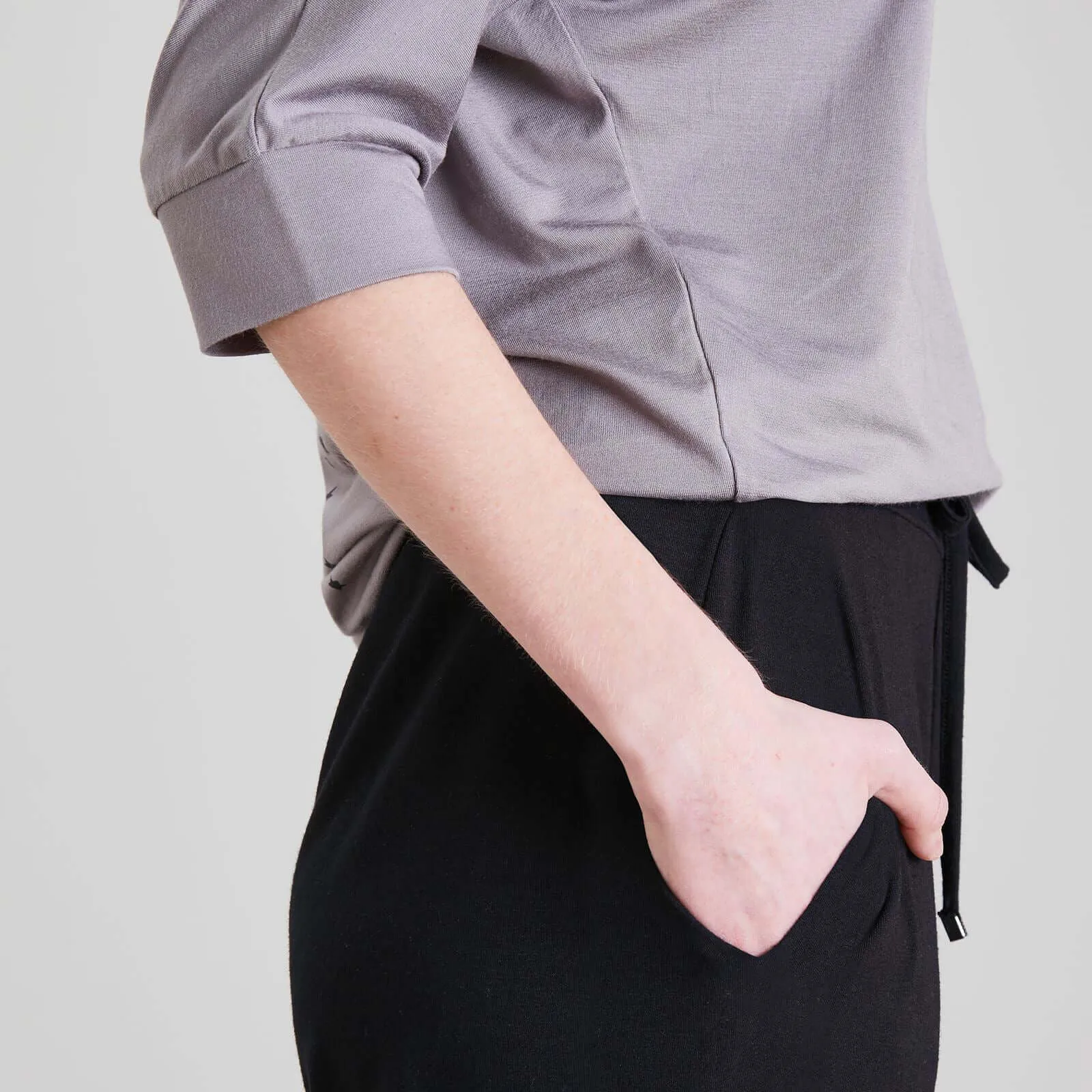 Asquith Grace 3/4 Sleeves Batwing Longline Top