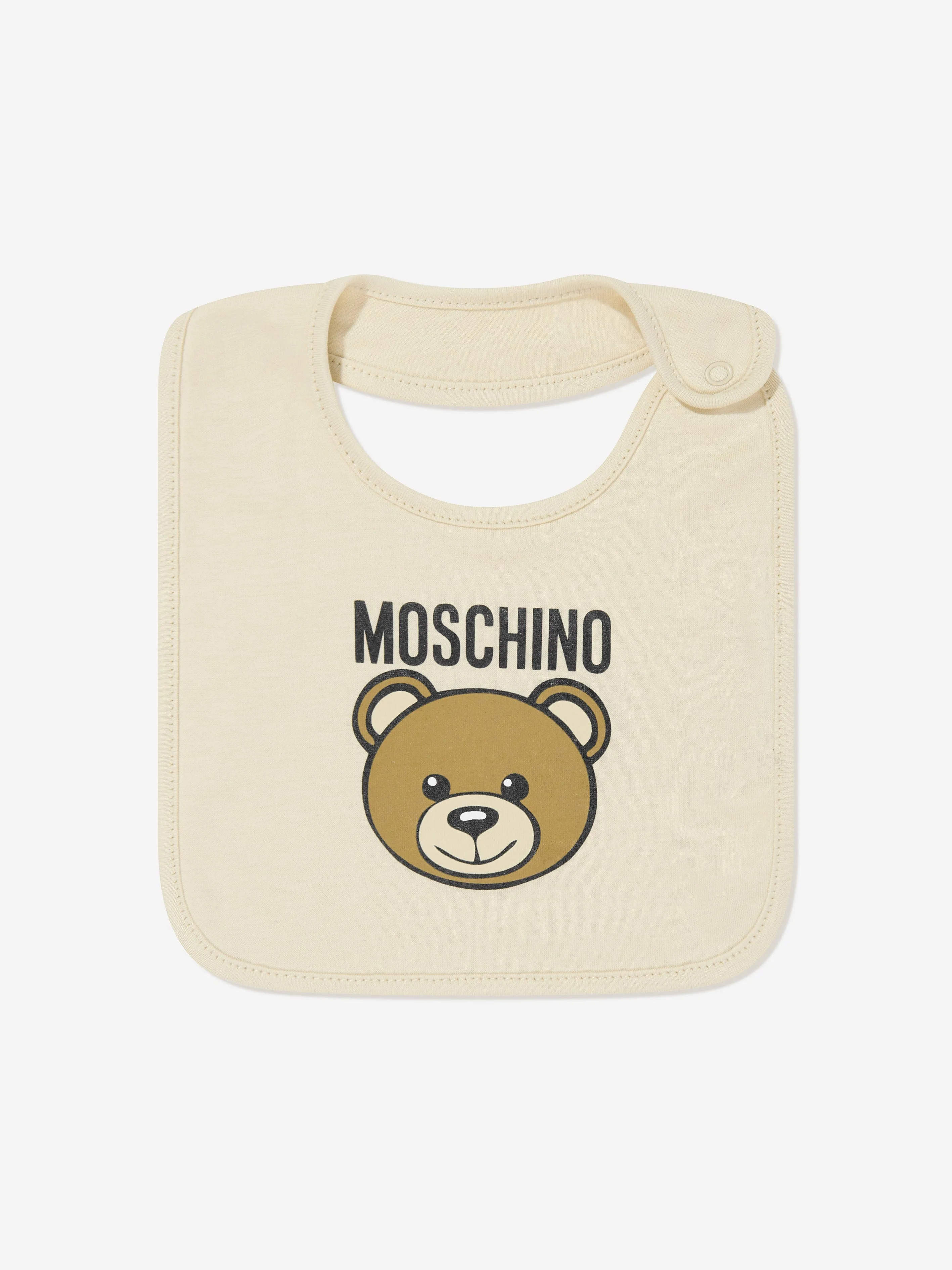 Baby Bear Logo Babygrow Set in Beige