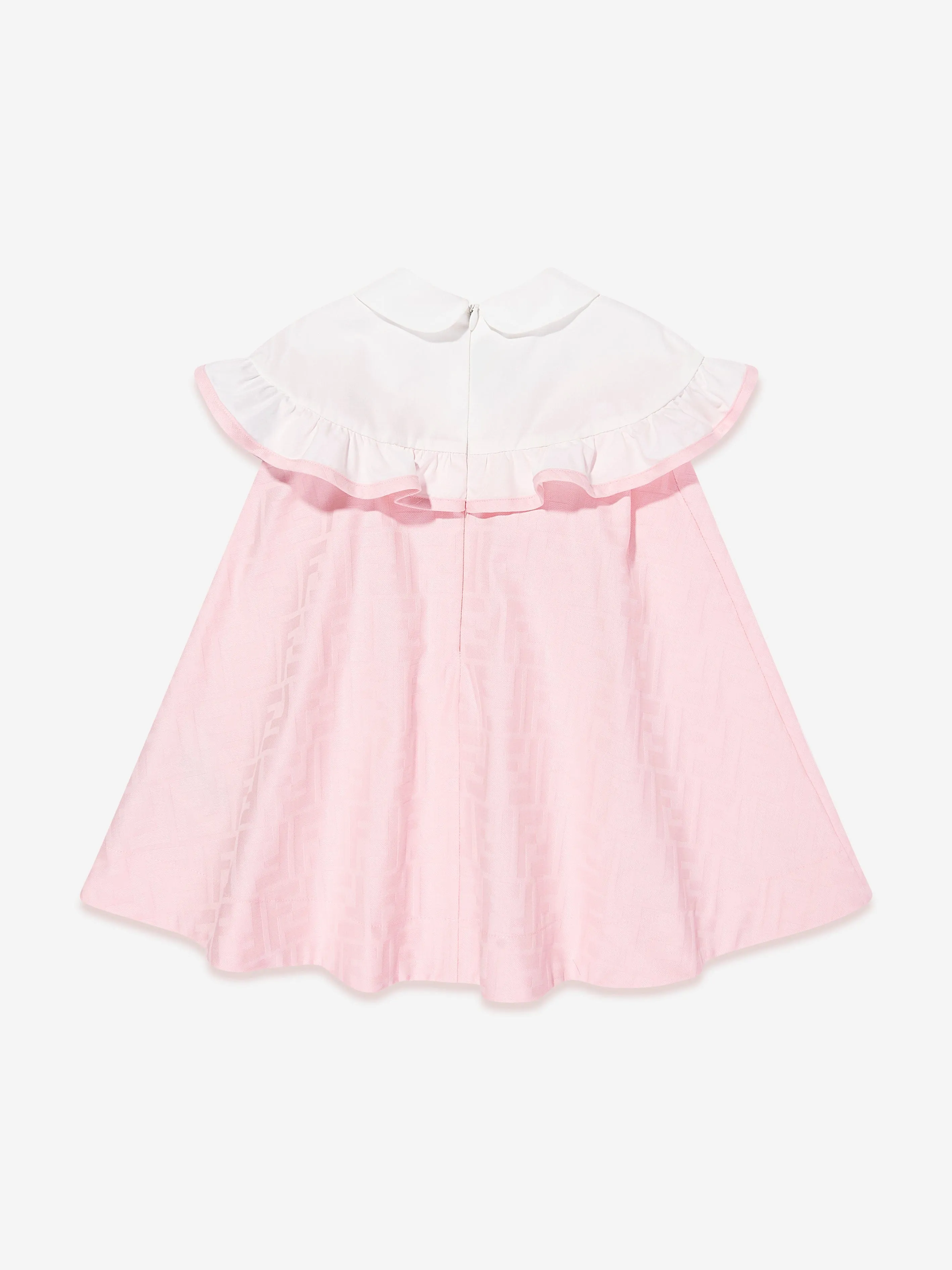 Baby Girls FF Jacquard Logo Dress in Pink
