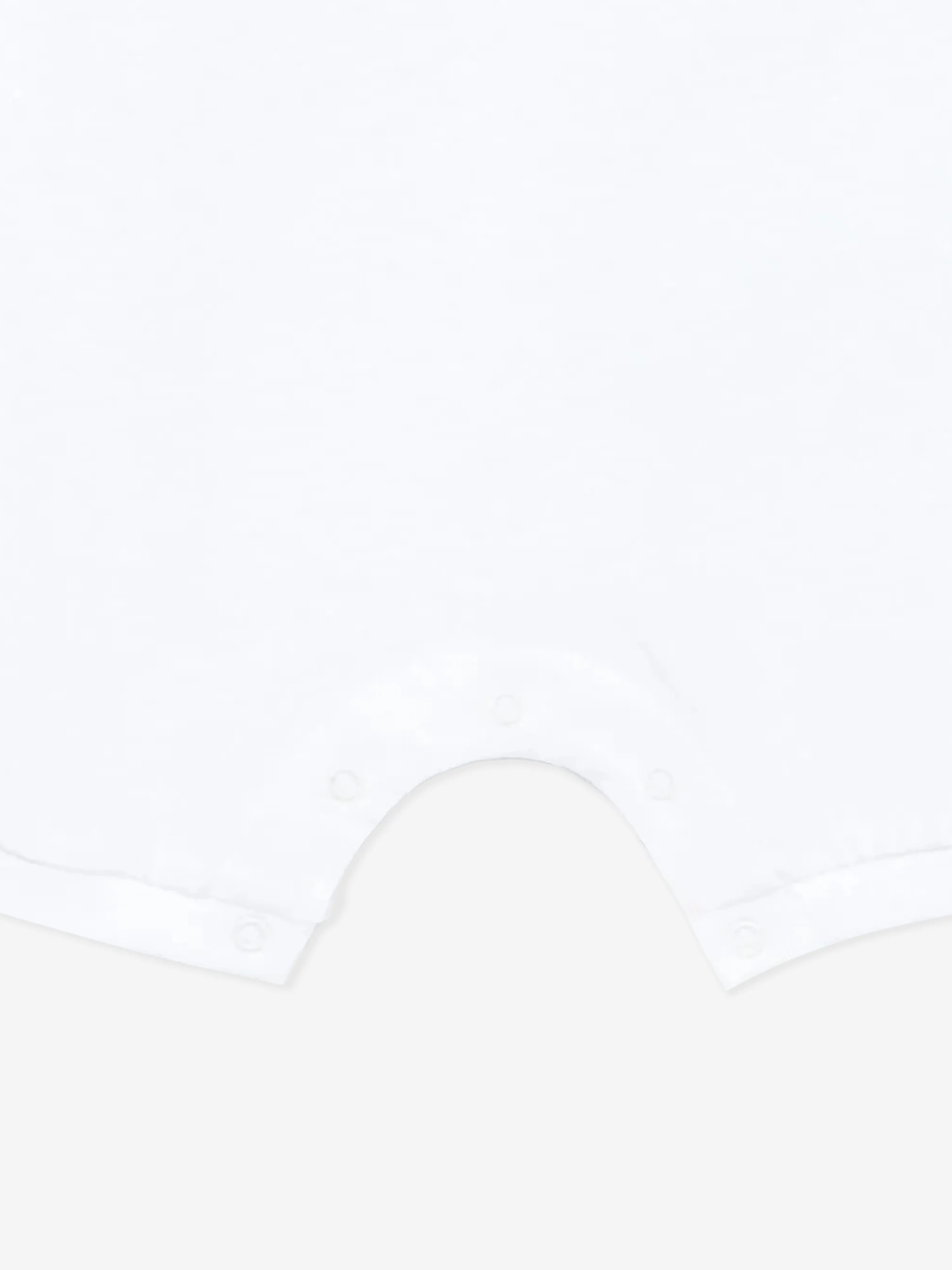 Baby Teddy Bear Romper in White