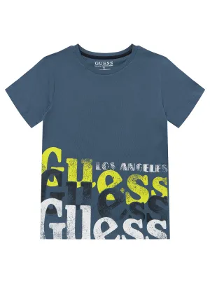 Blue Short Sleeve T-Shirt (7-16) Guess