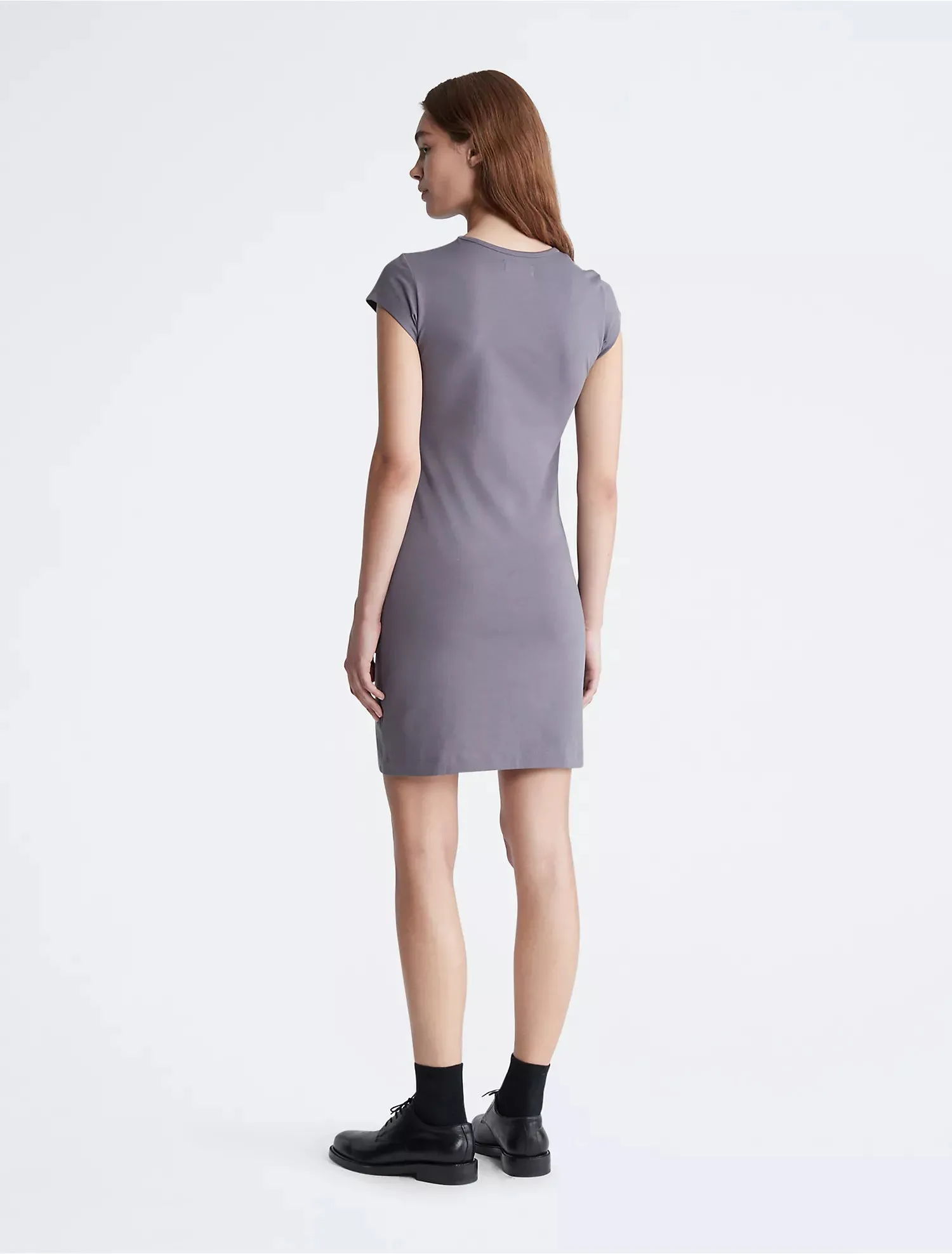 Calvin Klein Archive Logo Baby T-Shirt Dress - Women