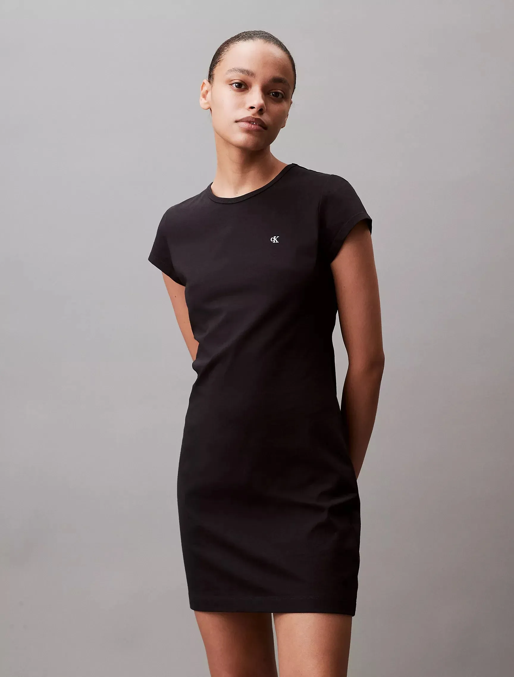 Calvin Klein Archive Logo Baby T-Shirt Dress - Women