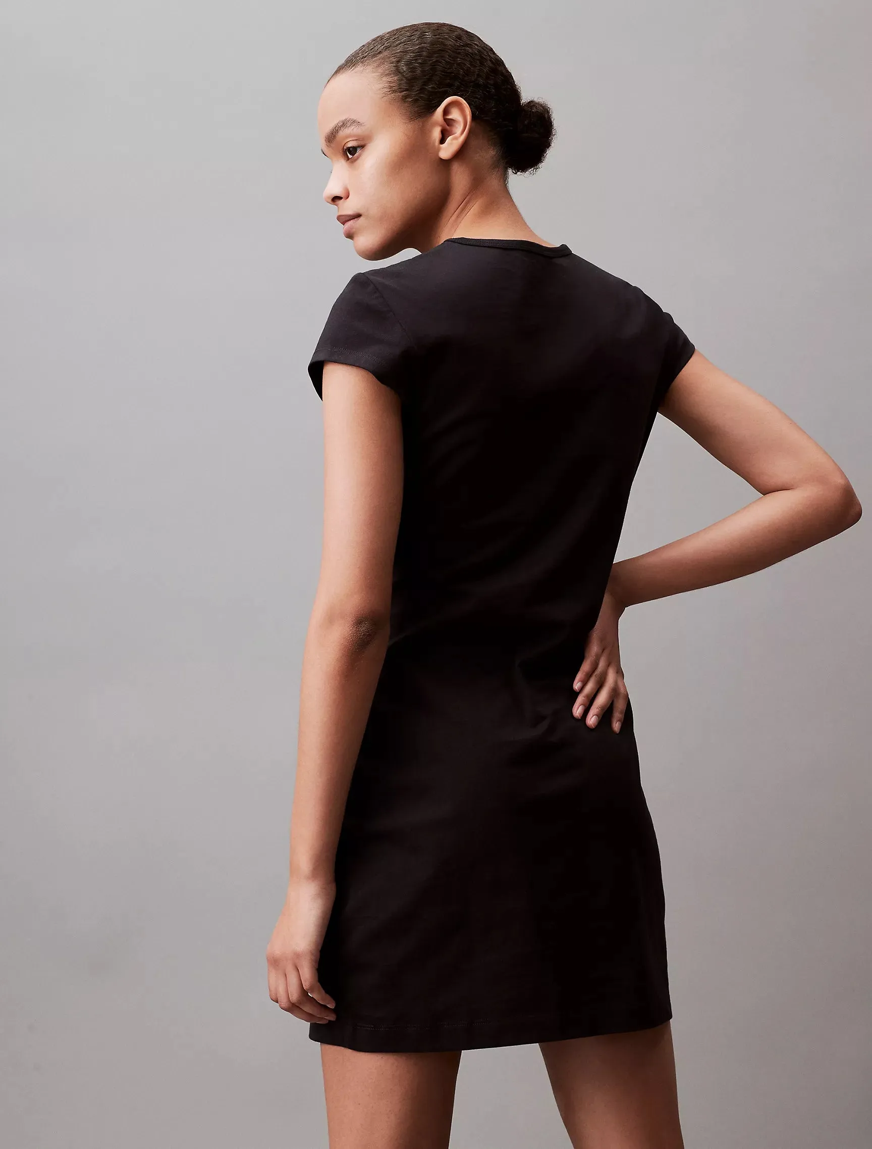 Calvin Klein Archive Logo Baby T-Shirt Dress - Women