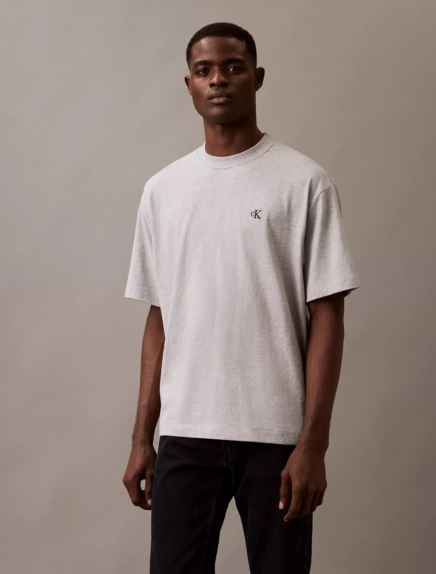 Calvin Klein Archive Logo Relaxed Crewneck Tshirt - Men