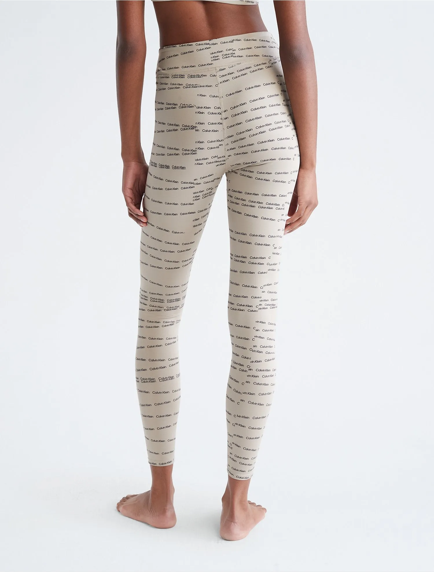 Calvin Klein CK Sport Embossed Icon High Waist Full Length Leggings - Women