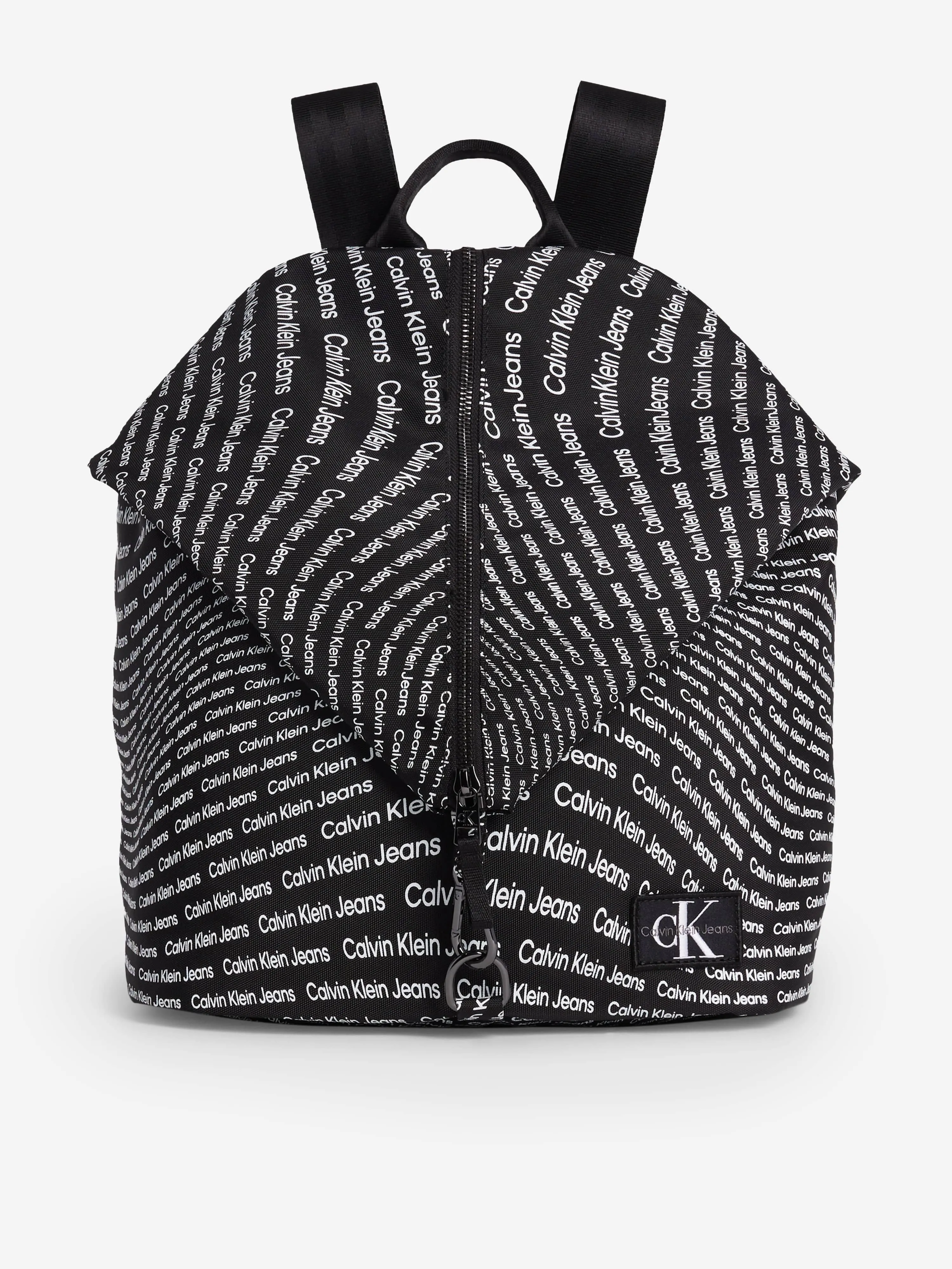 Calvin Klein Kids Logo Backpack in Black (36cm)