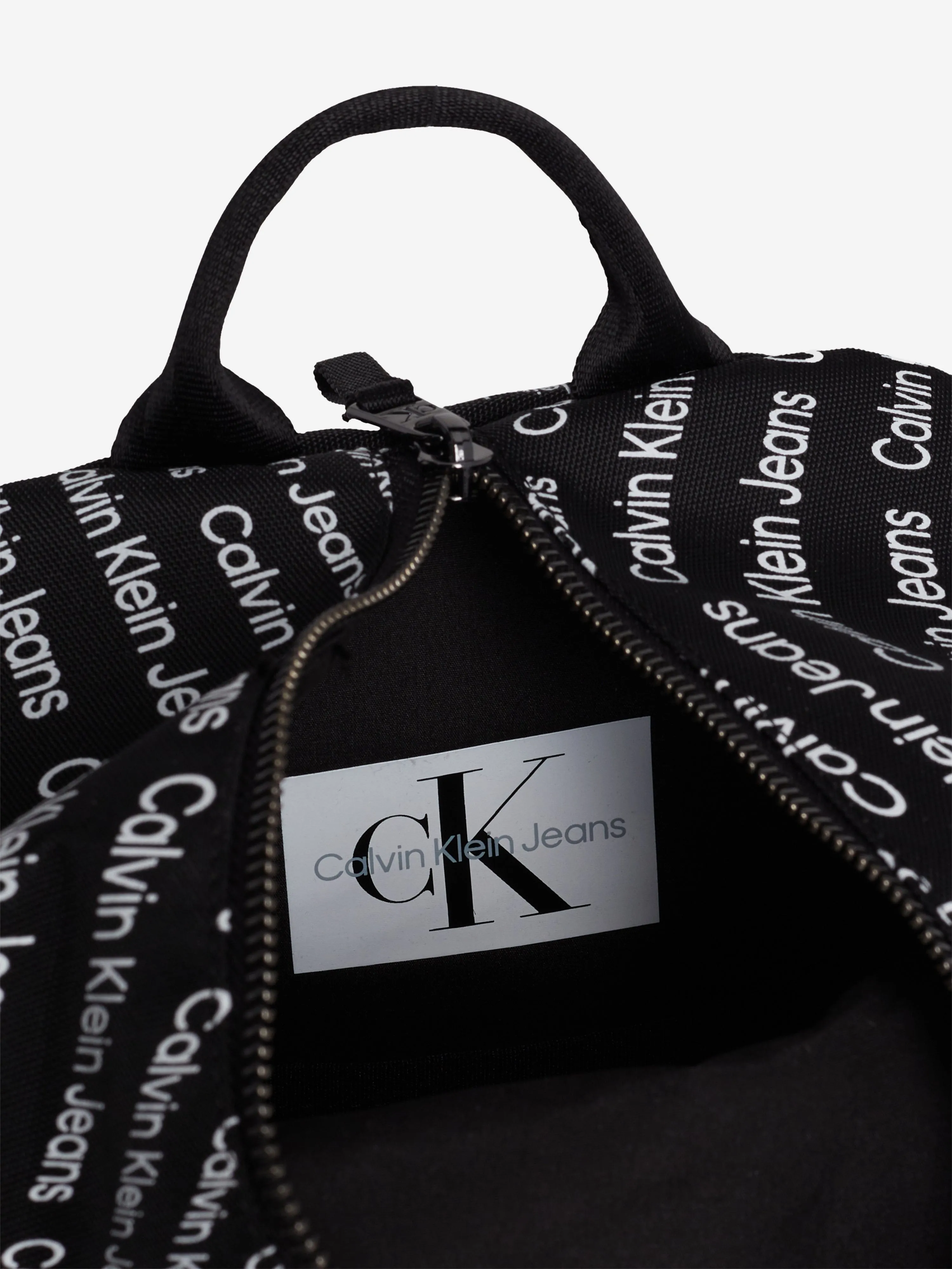 Calvin Klein Kids Logo Backpack in Black (36cm)