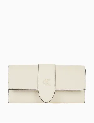 Calvin Klein Monogram Hardware Long Wallet - Women