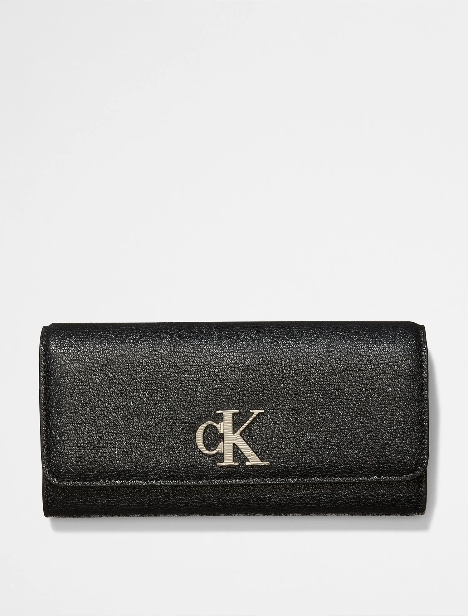 Calvin Klein Monogram Logo Longfold Wallet - Women