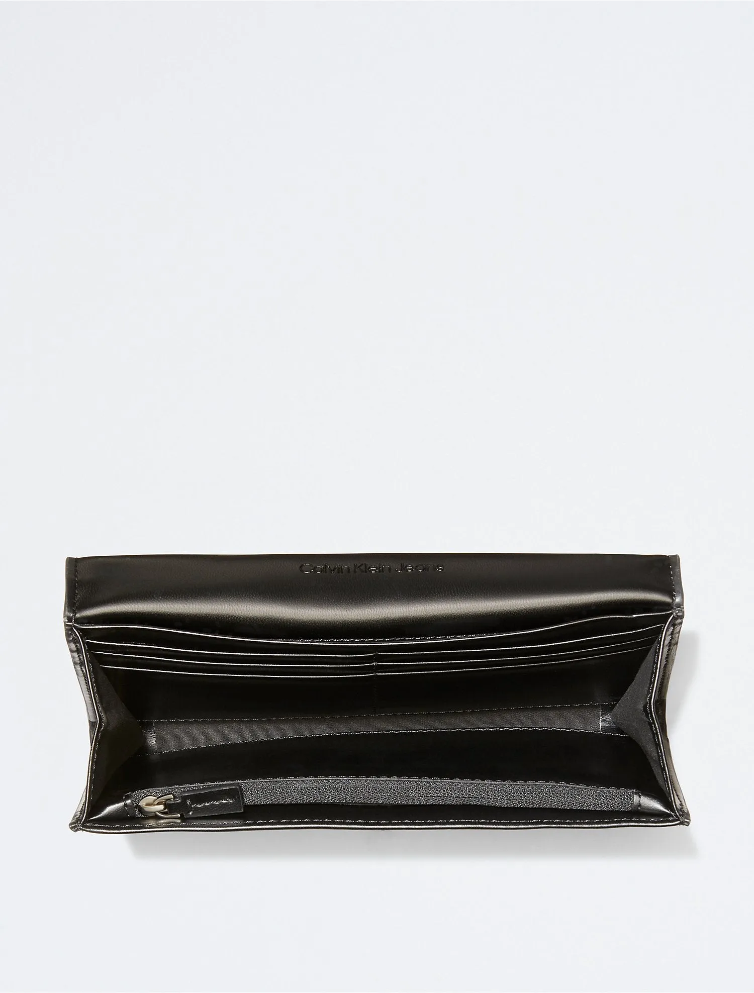 Calvin Klein Monogram Logo Longfold Wallet - Women
