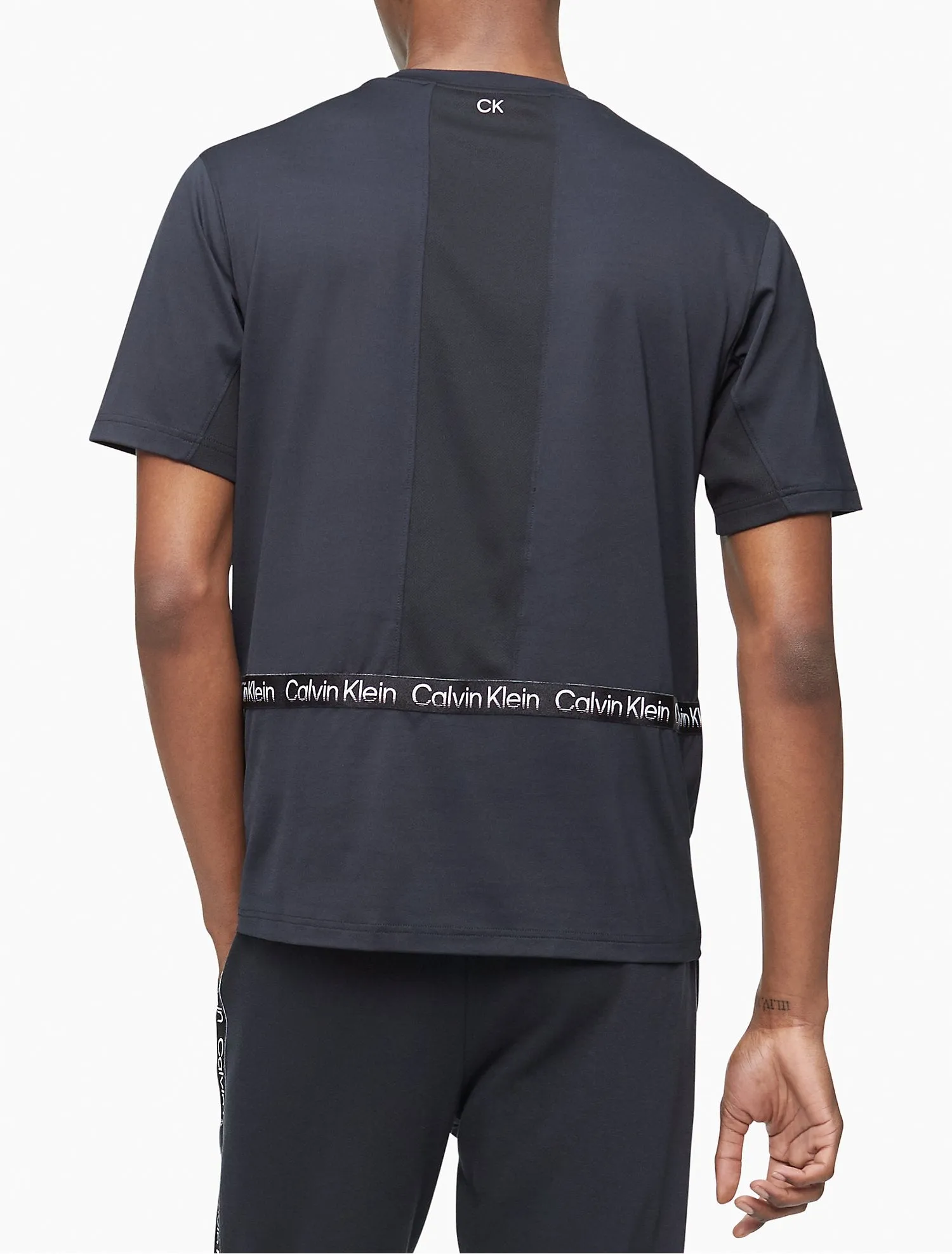 Calvin Klein Performance Logo Tape Crewneck T-Shirt - Men