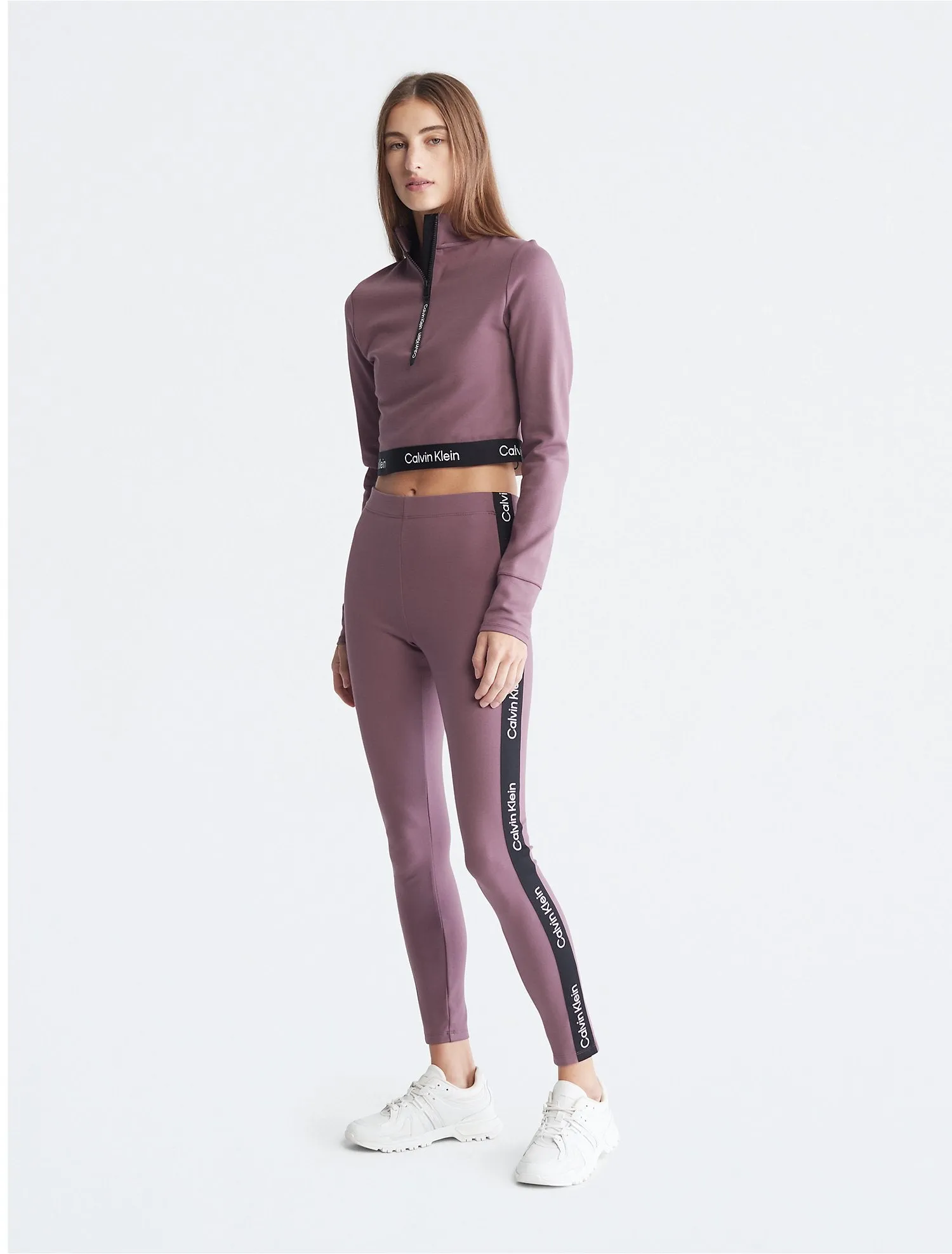 Calvin Klein Performance Logo Tape High Waist Leggings - Women