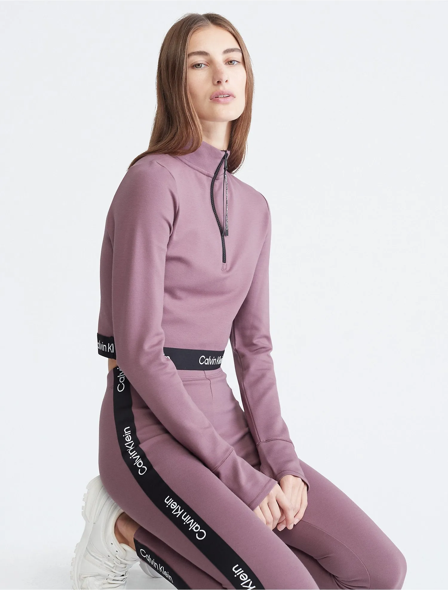Calvin Klein Performance Logo Tape High Waist Leggings - Women