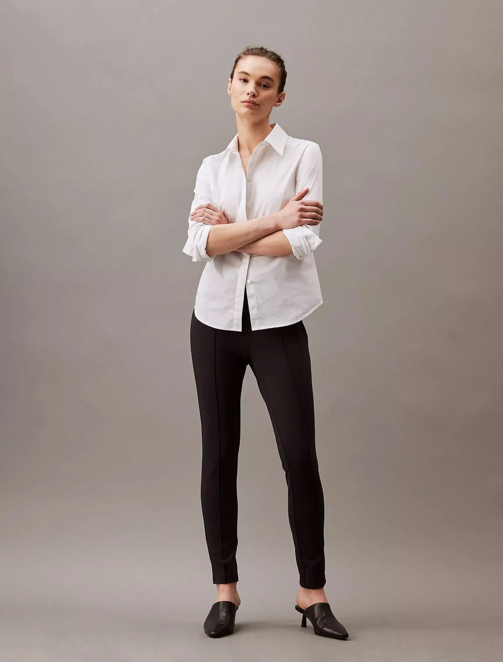 Calvin Klein Ponte Skinny Fit Pants - Women