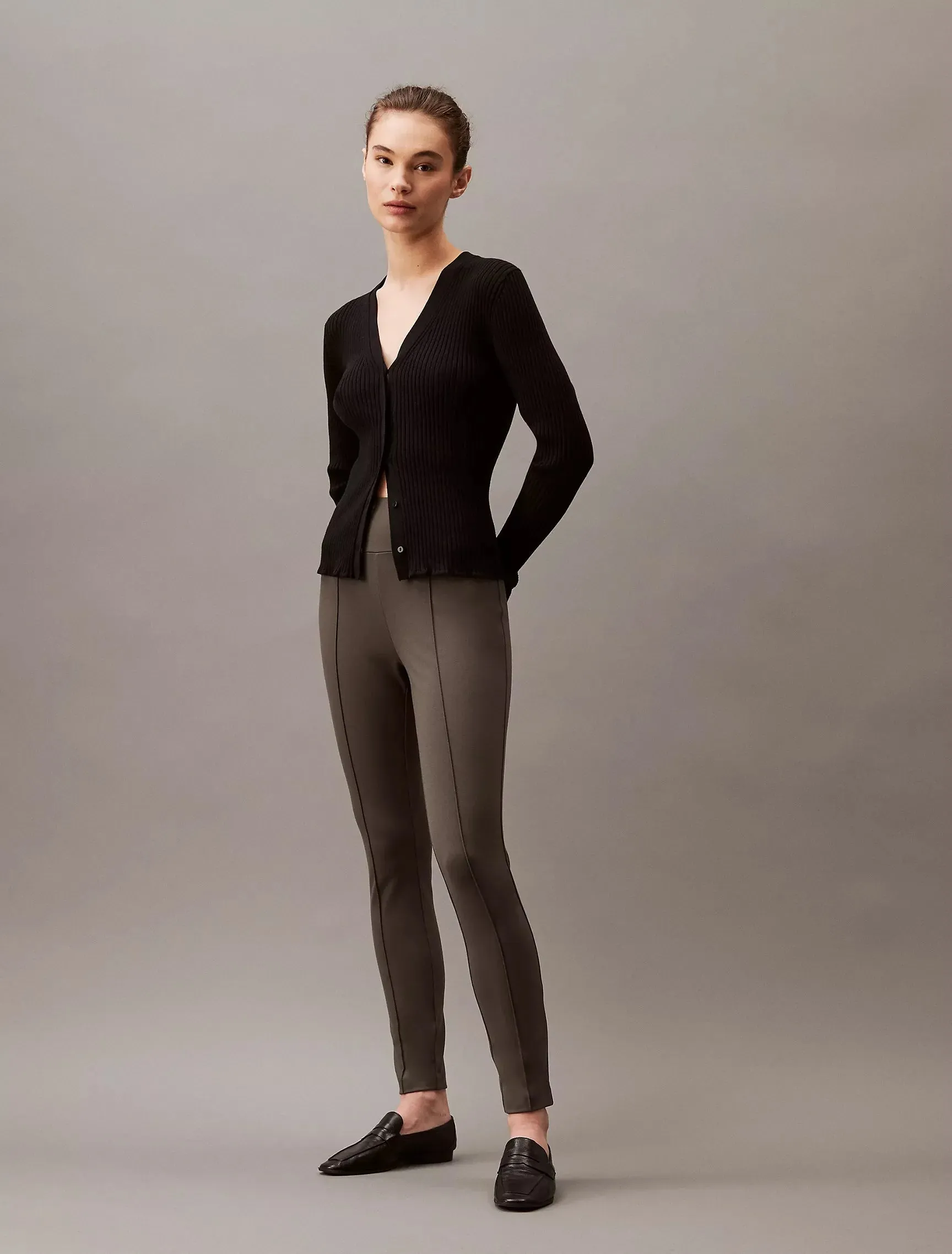 Calvin Klein Ponte Skinny Fit Pants - Women