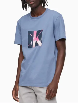 Calvin Klein Reimagined Color Haze Logo T-Shirt - Men