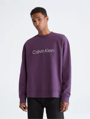Calvin Klein Relaxed Fit Standard Logo Crewneck Sweatshirt - Men