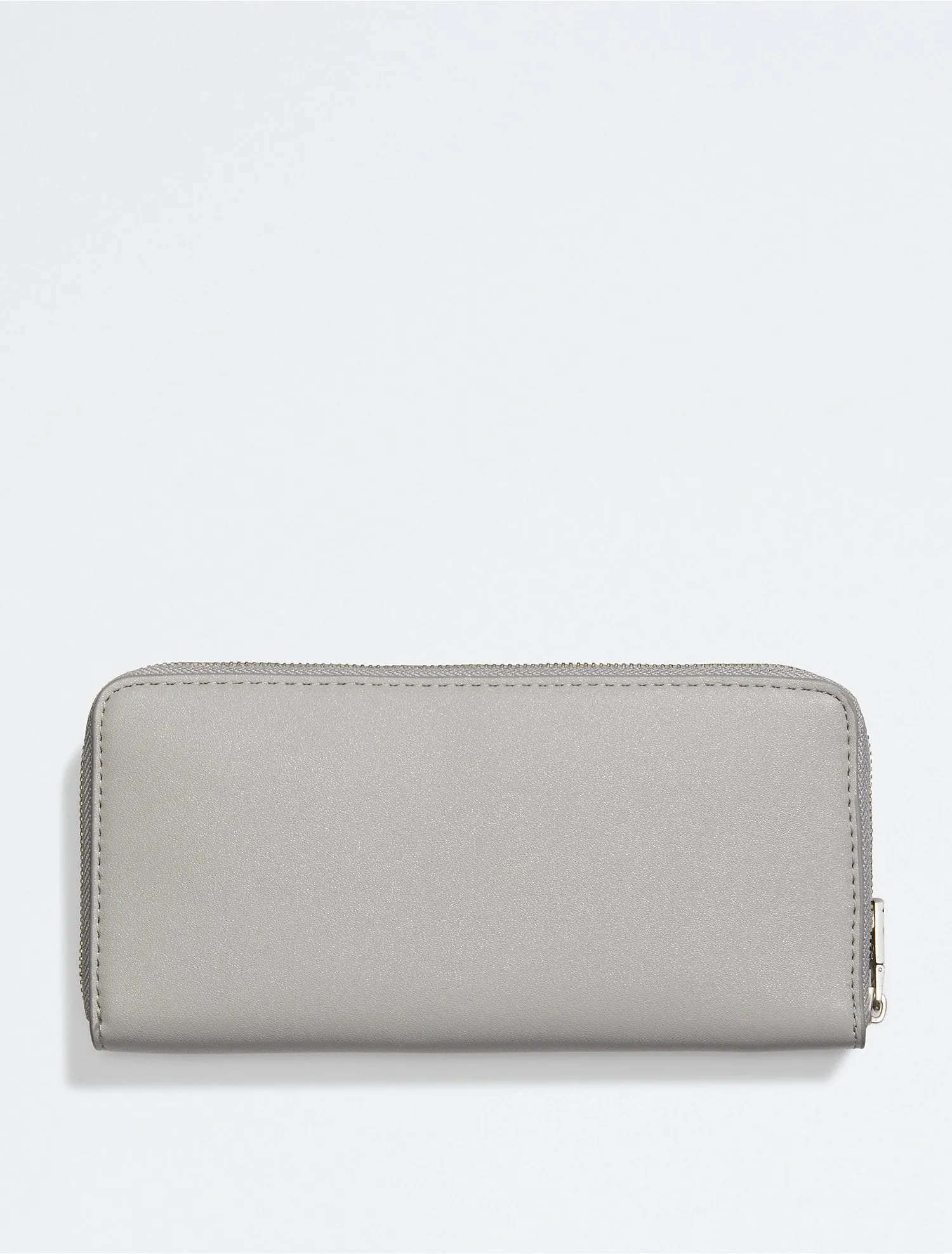 Calvin Klein Sculpted Monogram Large Zip Wallet - Women