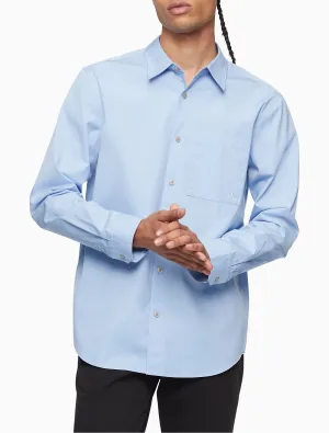 Calvin Klein Solid Button-Down Easy Shirt - Men