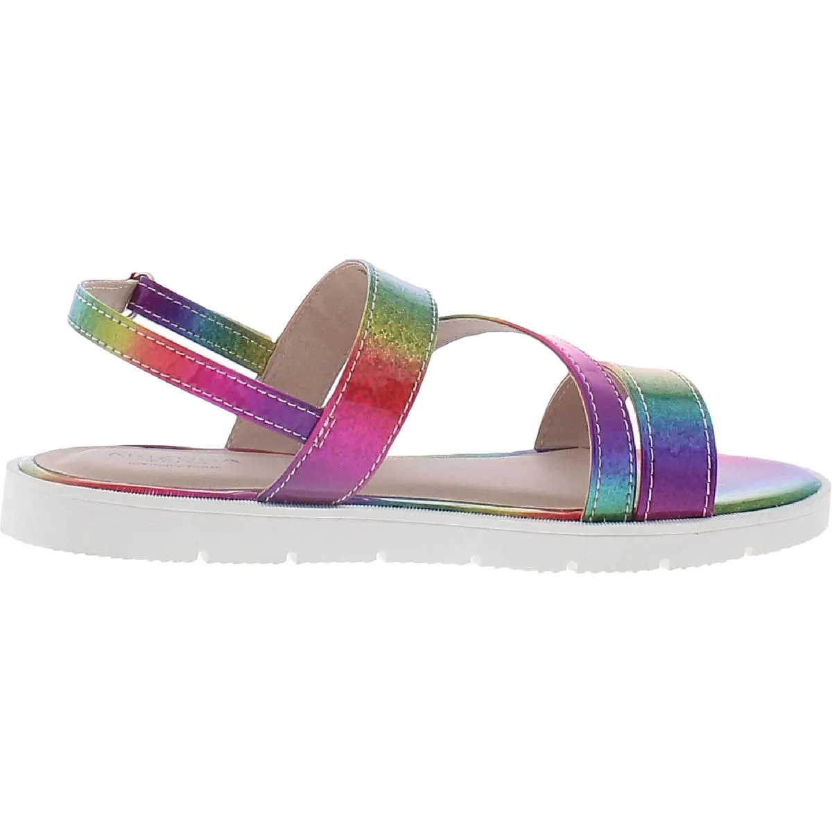 Chandra Girls Metallic Slingback Flat Sandals