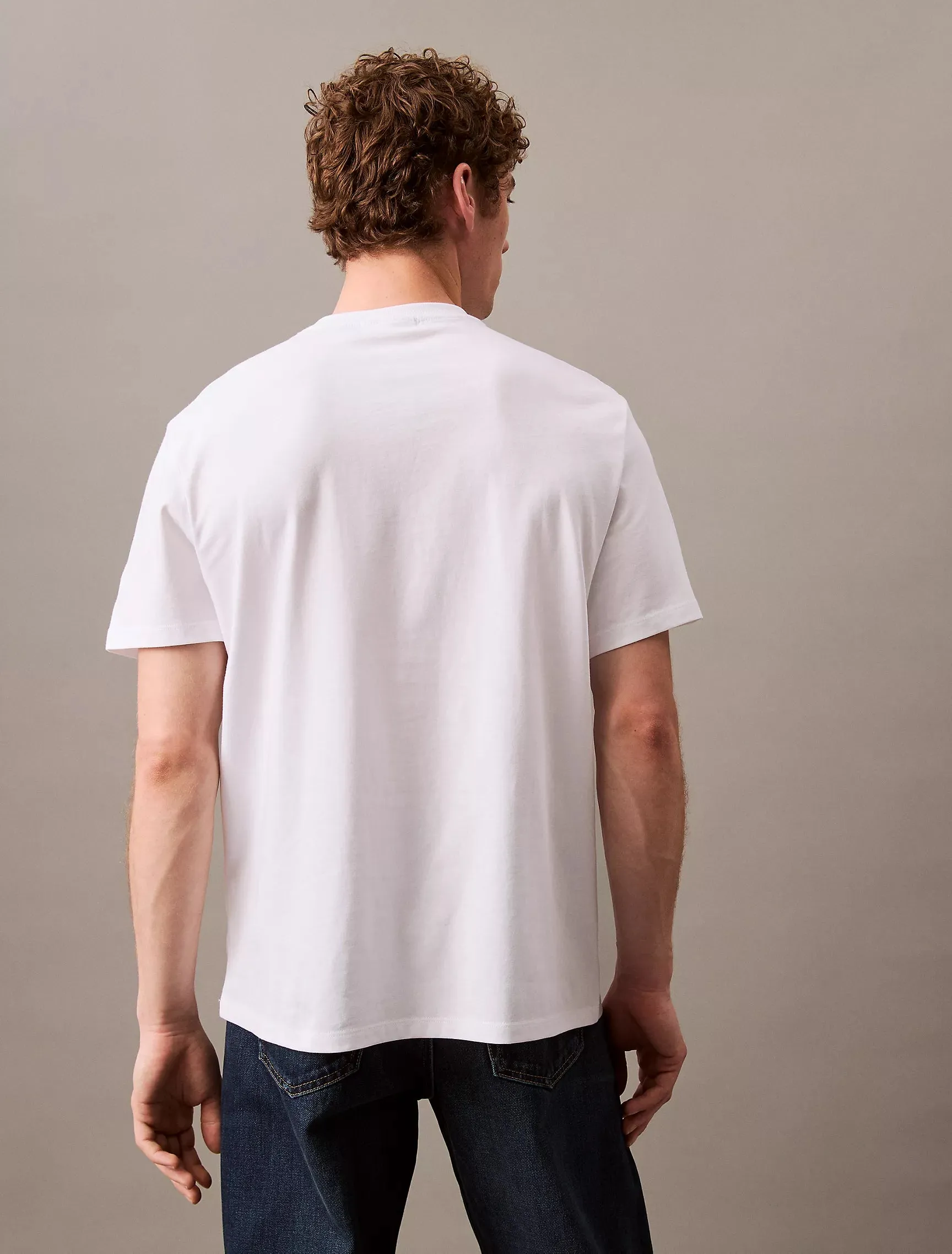 CK Monogram Logo Tee - Men