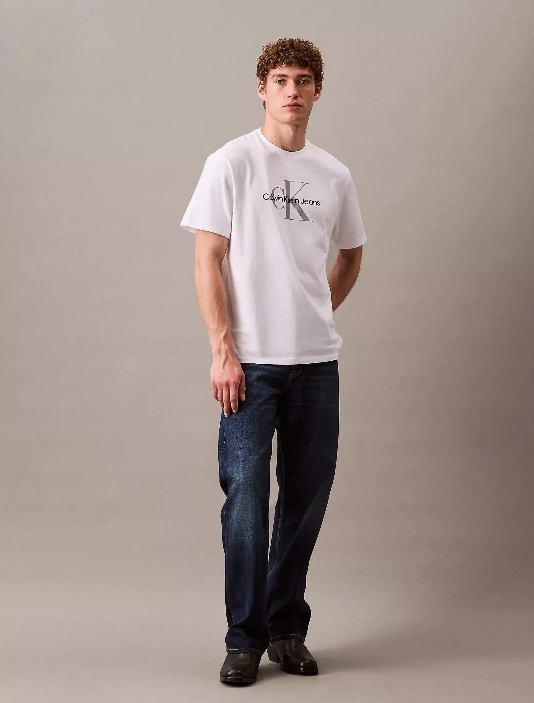 CK Monogram Logo Tee - Men