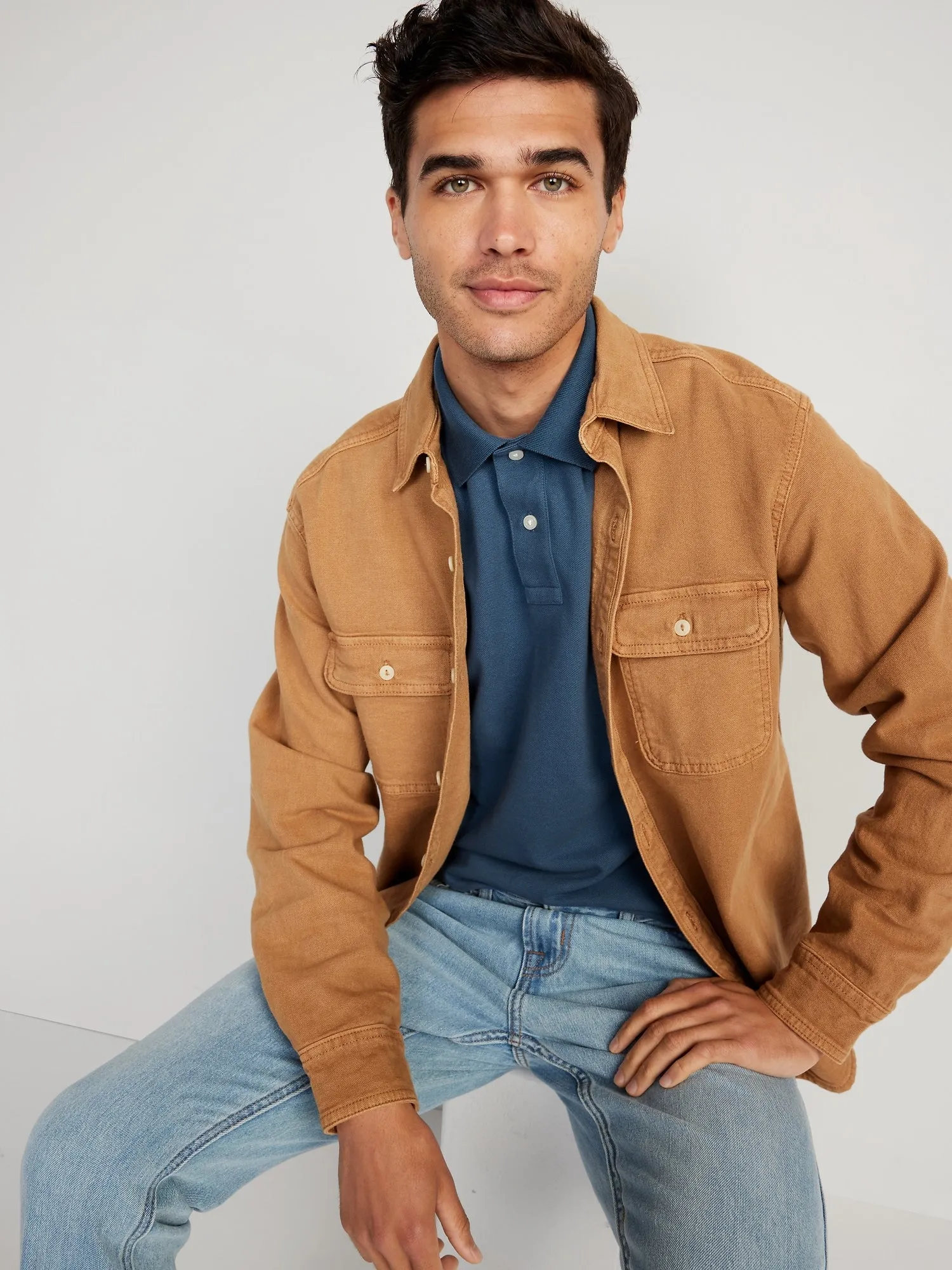 Classic Fit Pique Polo for Men