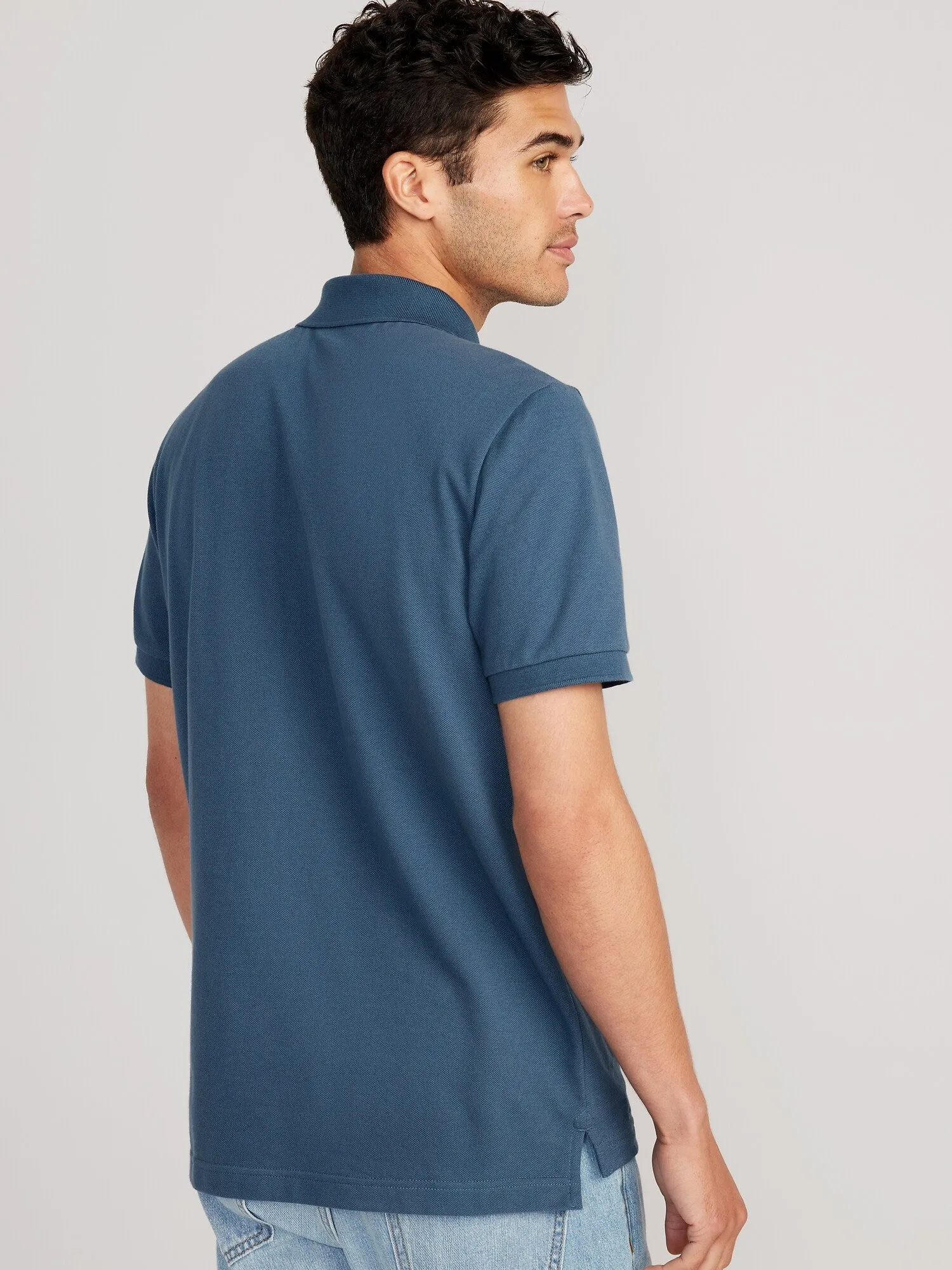 Classic Fit Pique Polo for Men