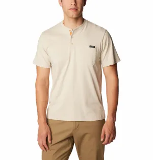 Columbia Men Beige Landroamer Henley Tshirt