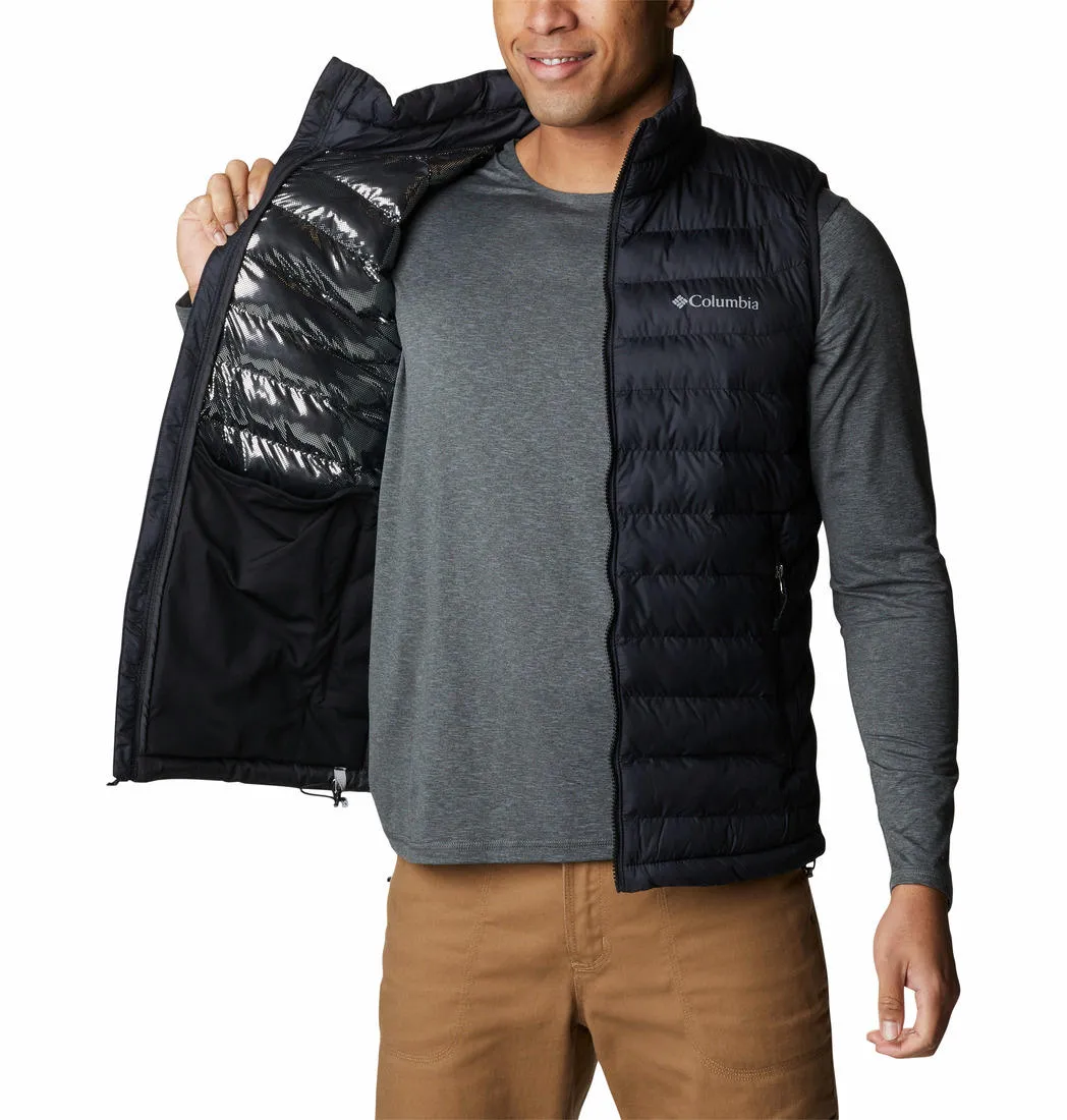 Columbia Men Black Columbia Men White Out Vest Jacket