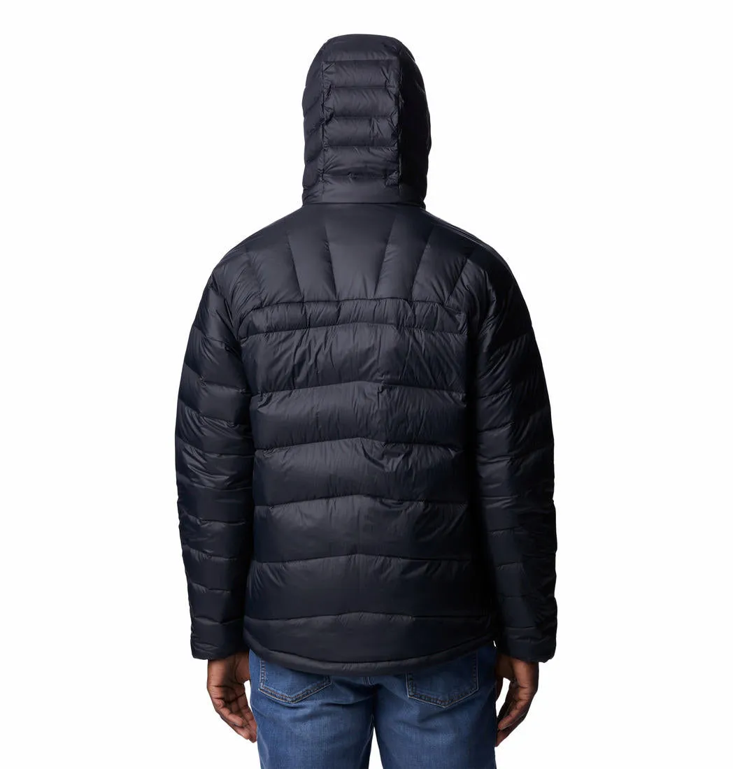 Columbia Men Black Omni-Heat Infinity Centennial Creek II Hooded Down Jacket