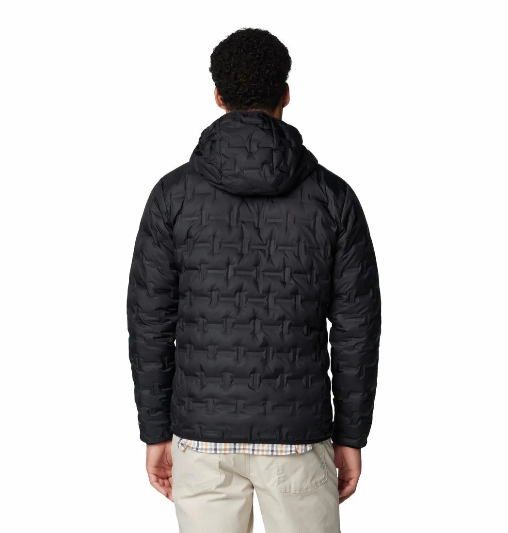 Columbia Men Black Omni-Heat Reflective Delta Ridge II Hooded Down Jacket