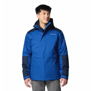 Columbia Men Blue Omni-Heat Reflective Point Park Inetrchangeable Jacket