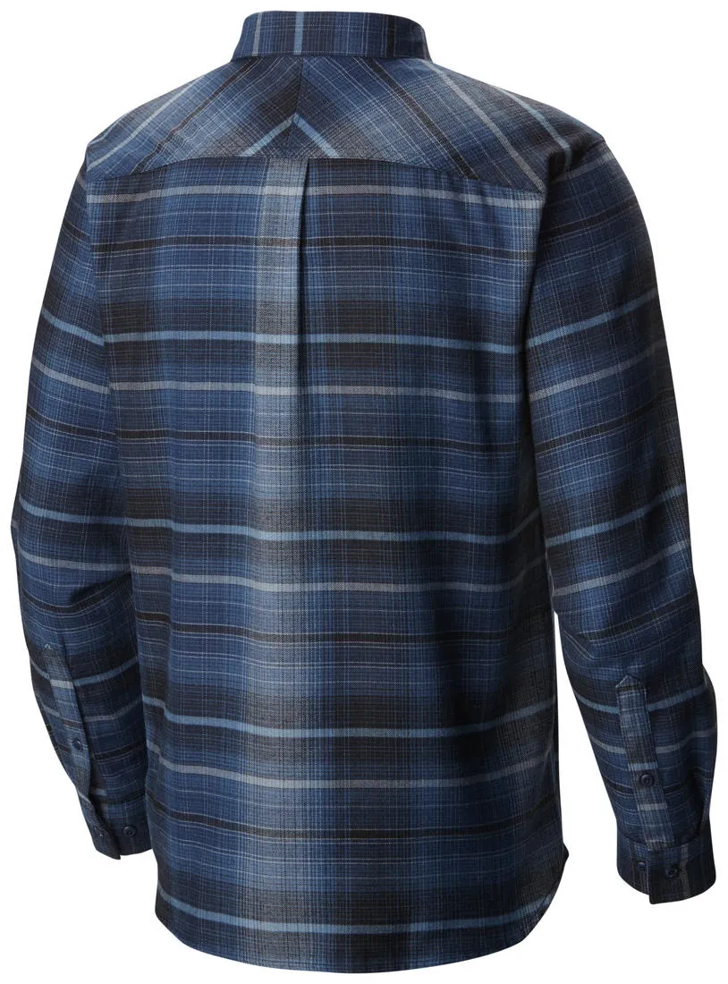 Columbia Men Blue Omni-Wick Silver Ridge Flannel Long Sleeve Shirt