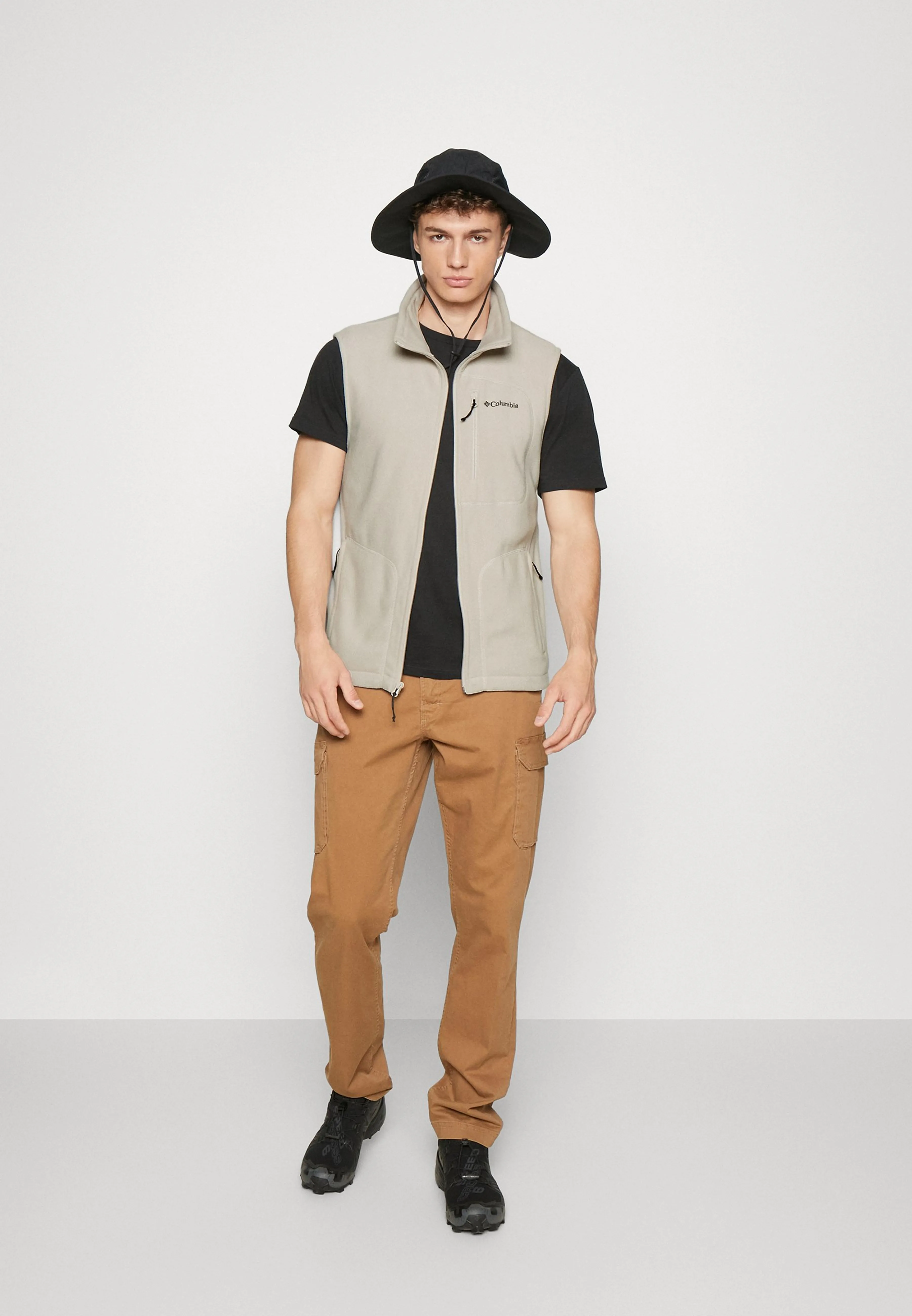 Columbia Men Brown Fast Trek Vest