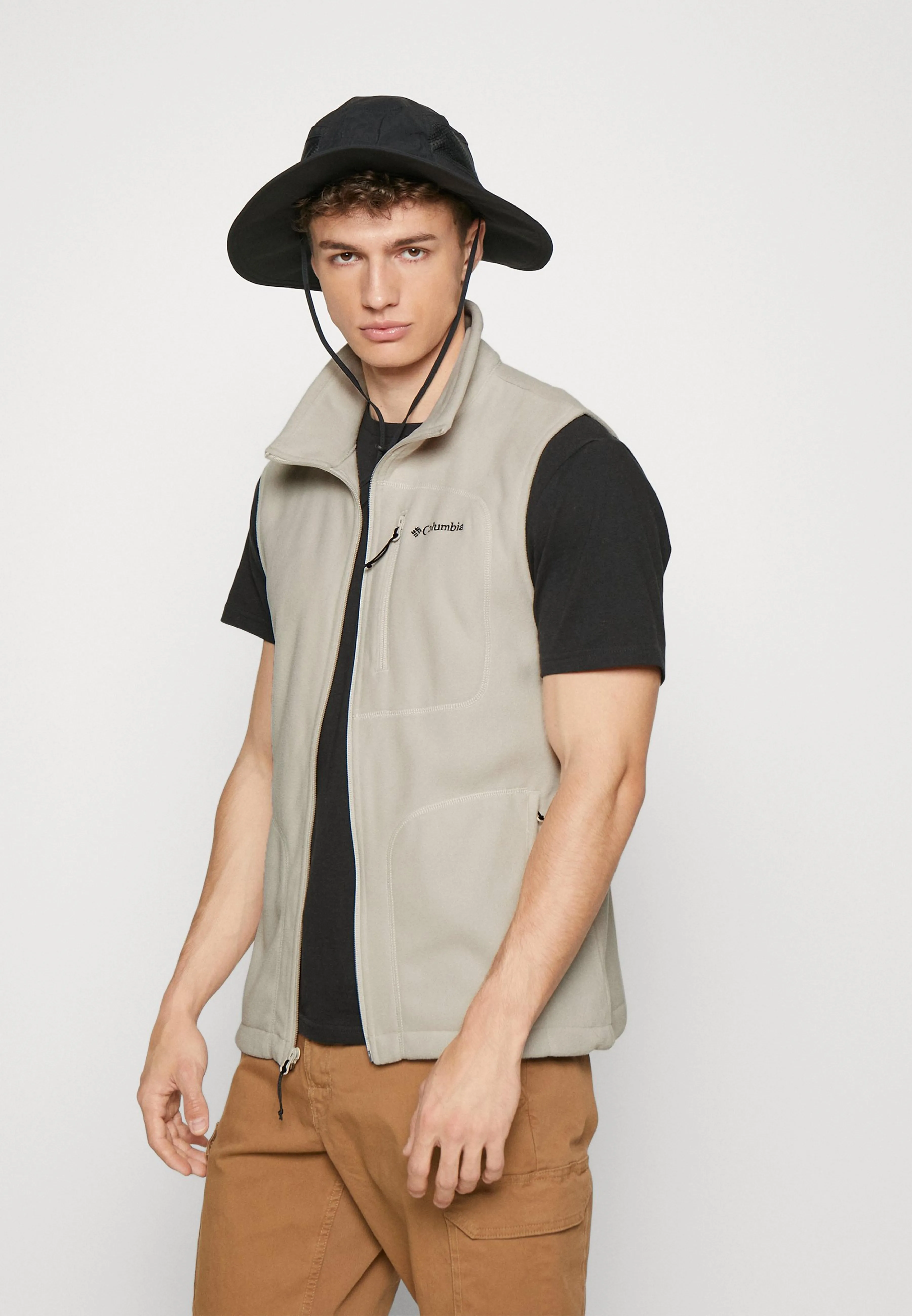 Columbia Men Brown Fast Trek Vest