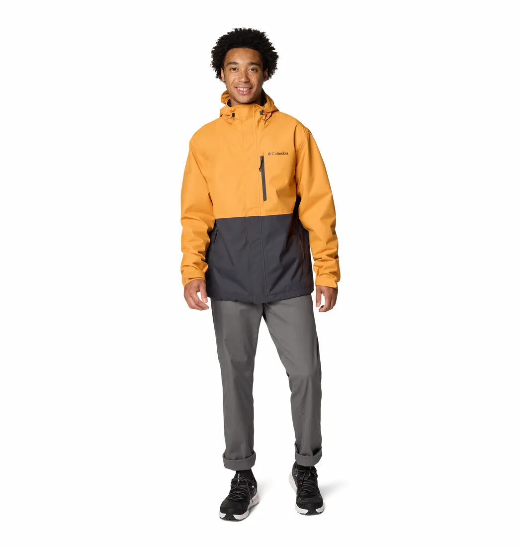 Columbia Men Orange Omni-Tech Hikebound II Waterproof Rain Jacket