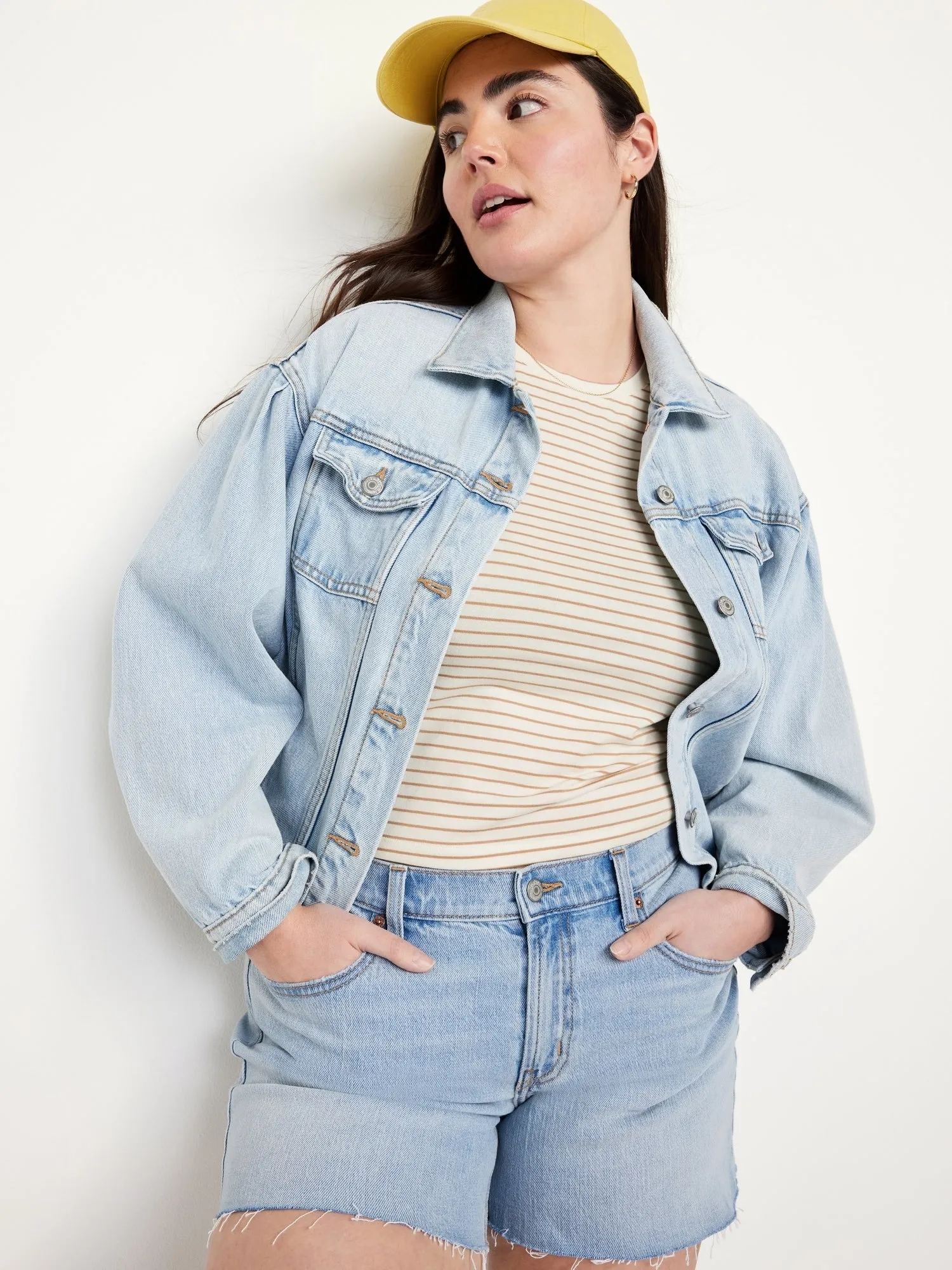 Cropped Slim-Fit T-Shirt for Women
