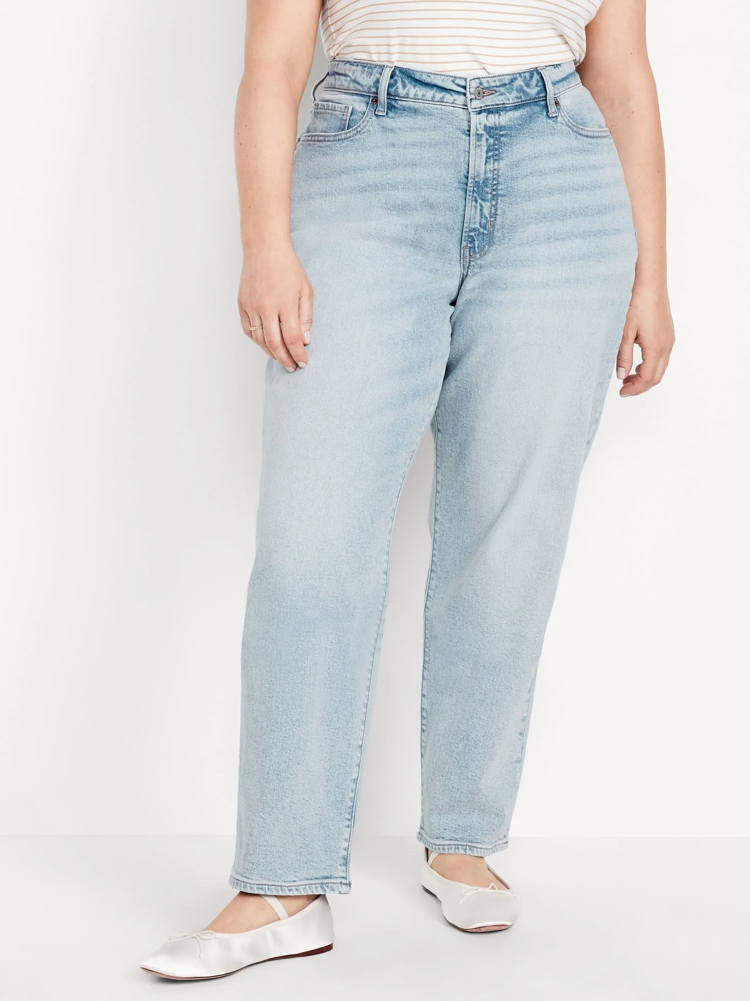 Curvy High-Waisted OG Loose Jeans for Women