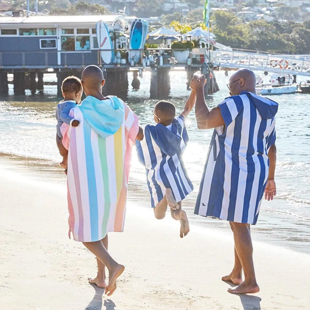 Dock & Bay Kid's Beach Poncho - Whitsunday Blue