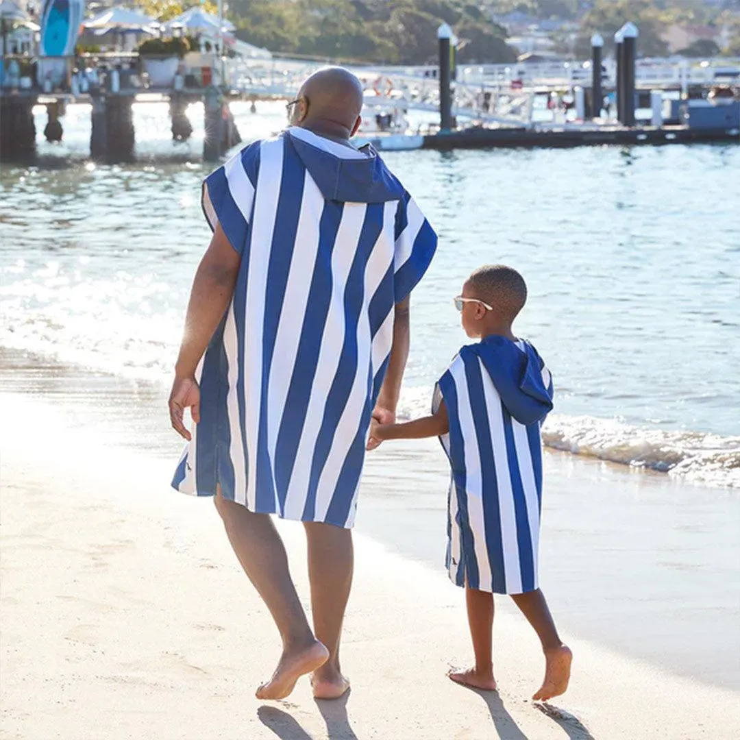 Dock & Bay Kid's Beach Poncho - Whitsunday Blue