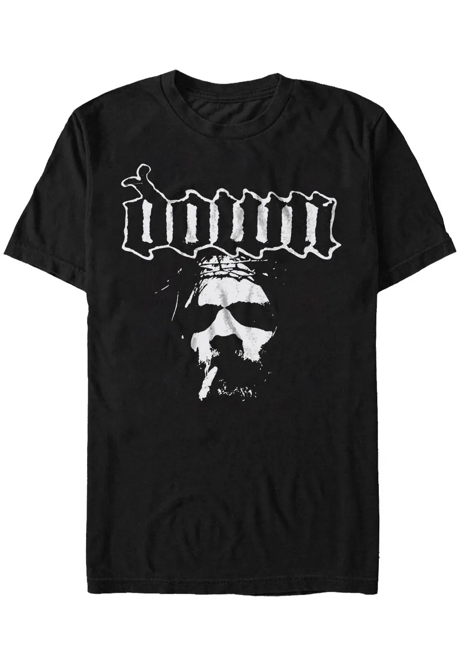Down - Face - T-Shirt