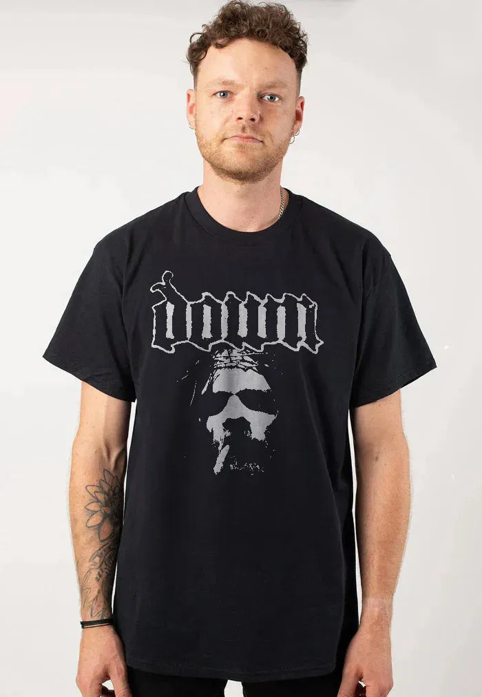 Down - Face - T-Shirt